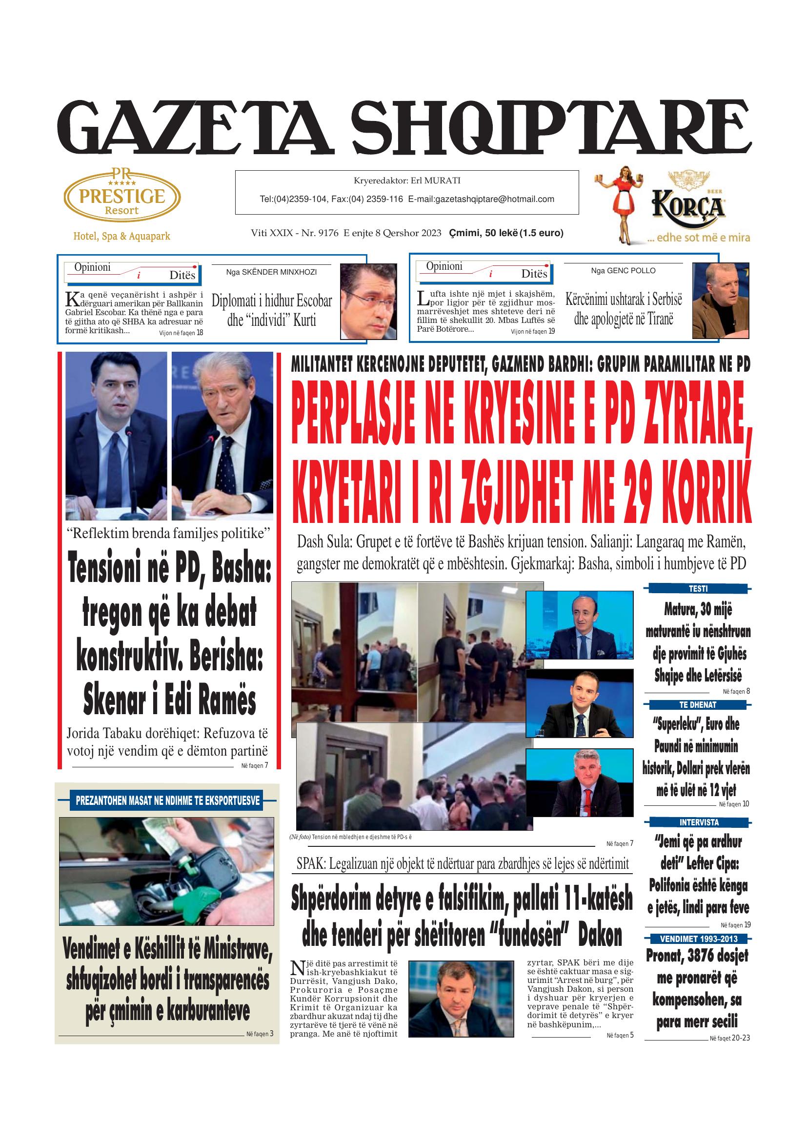 Gazeta Shqiptare 2023-06-08