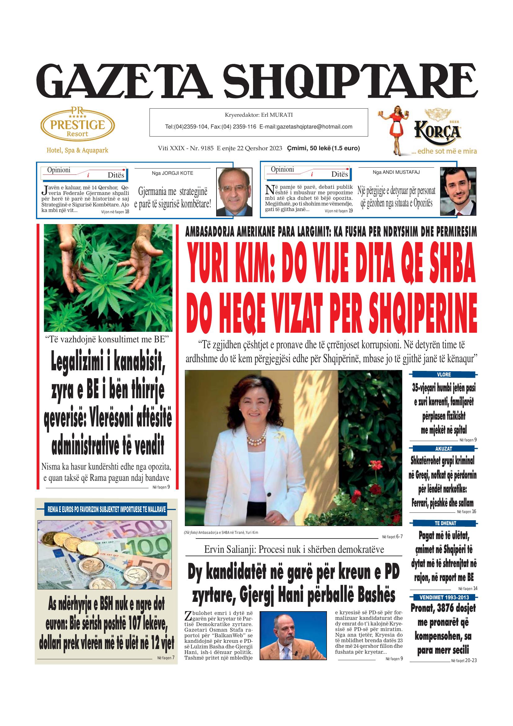 Gazeta Shqiptare 2023-06-22