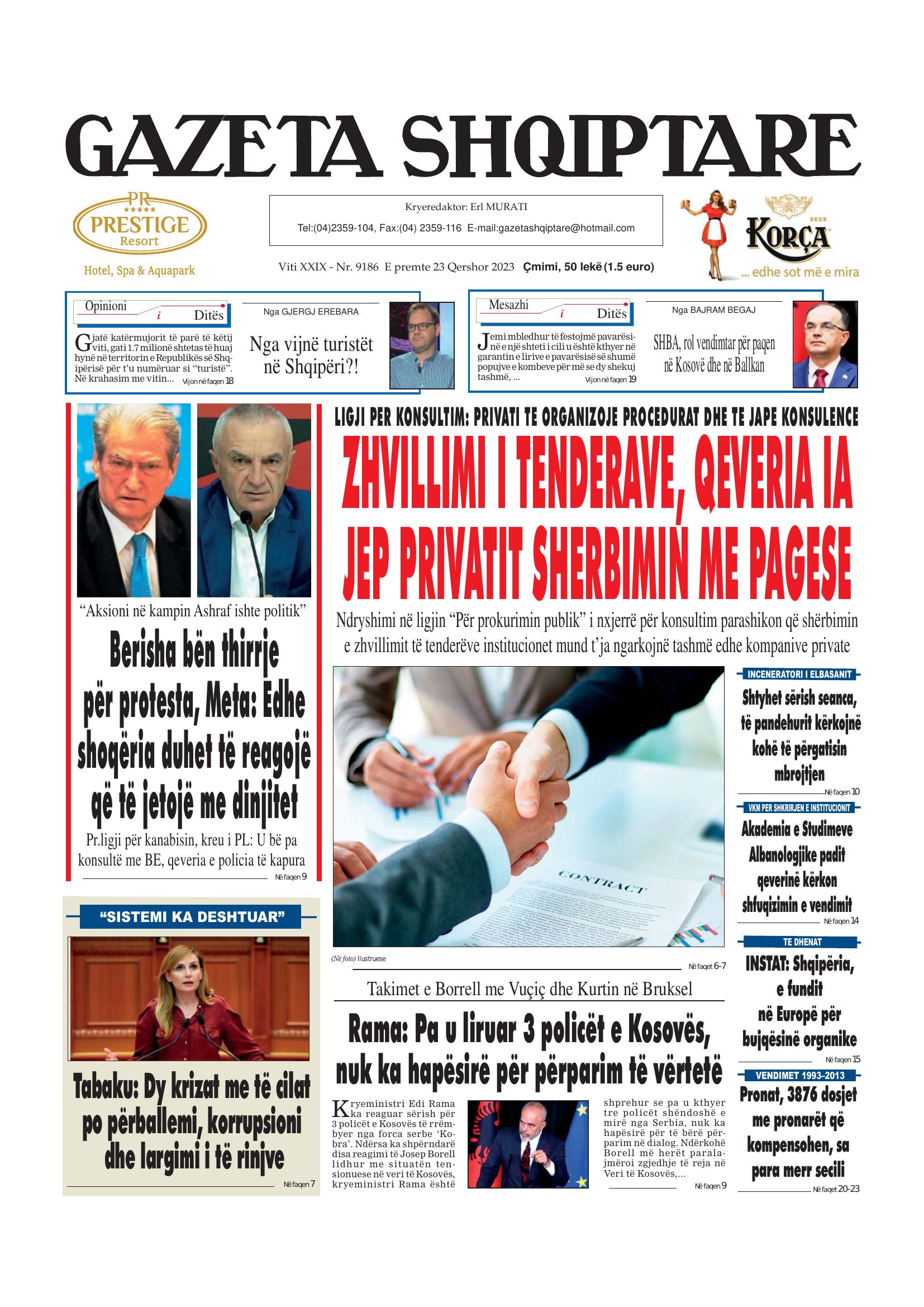 Gazeta Shqiptare 2023-06-23