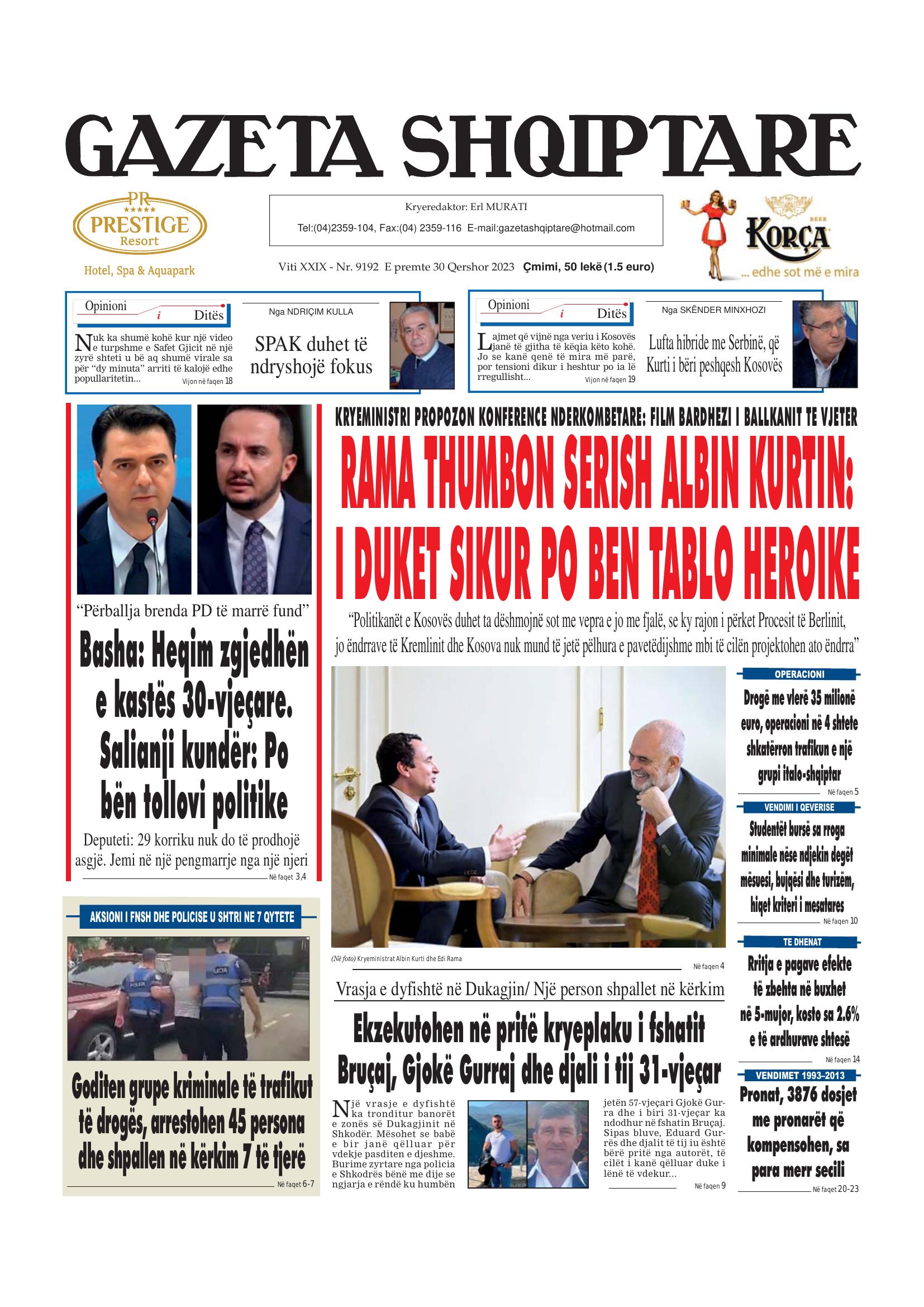Gazeta Shqiptare 2023-06-30