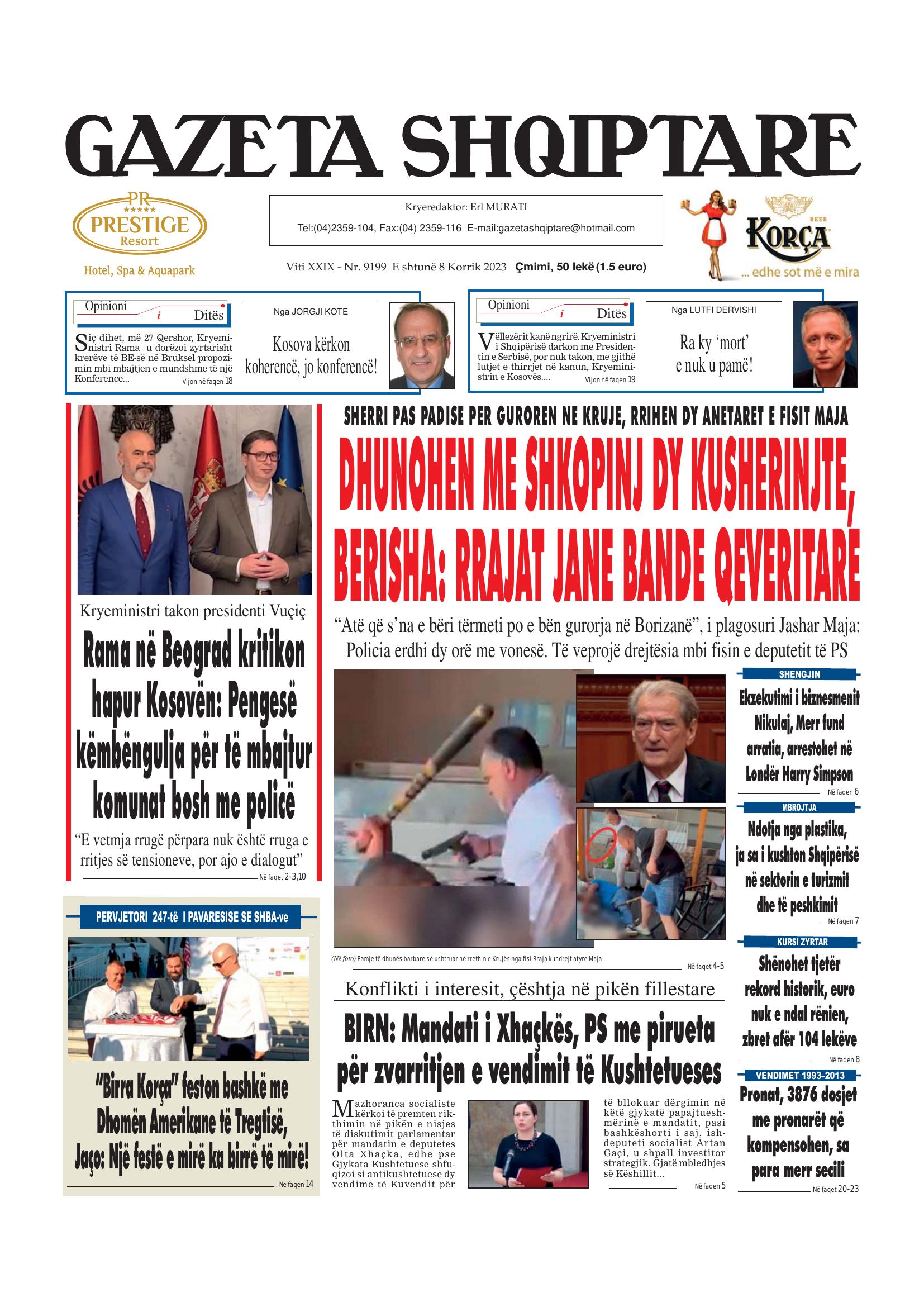 Gazeta Shqiptare 2023-07-08
