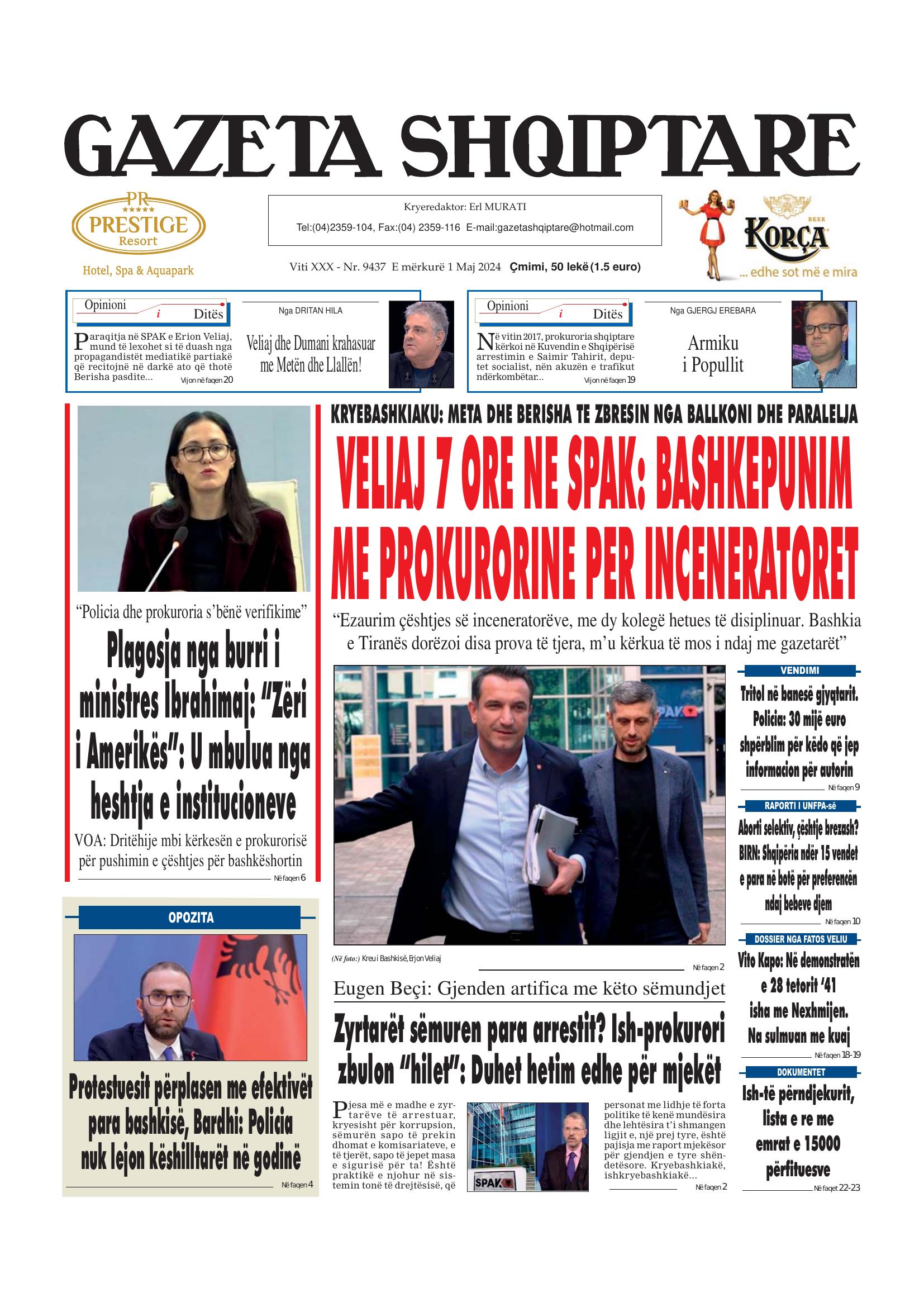 Gazeta Shqiptare 2024-05-01