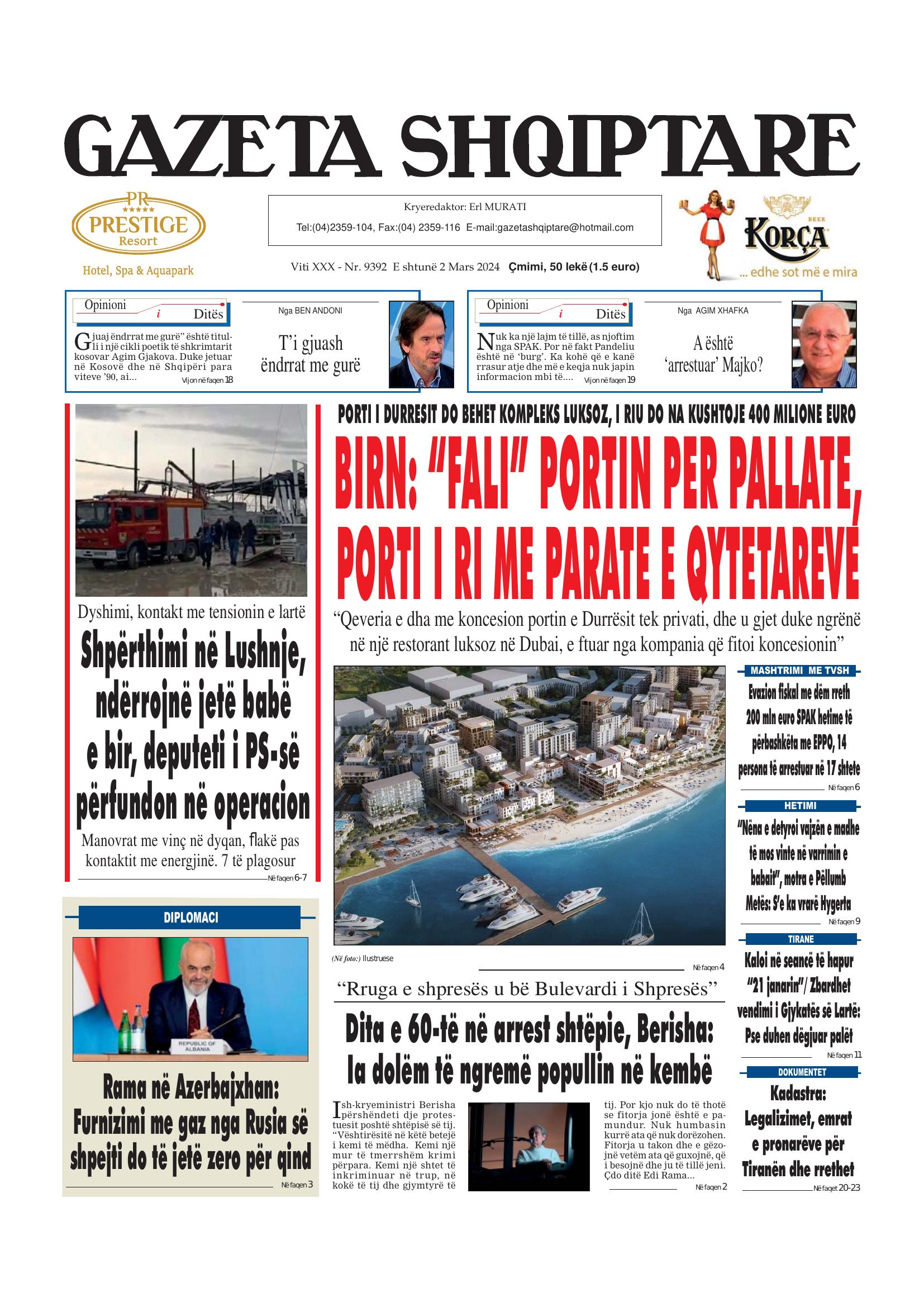 Gazeta Shqiptare 2024-03-02