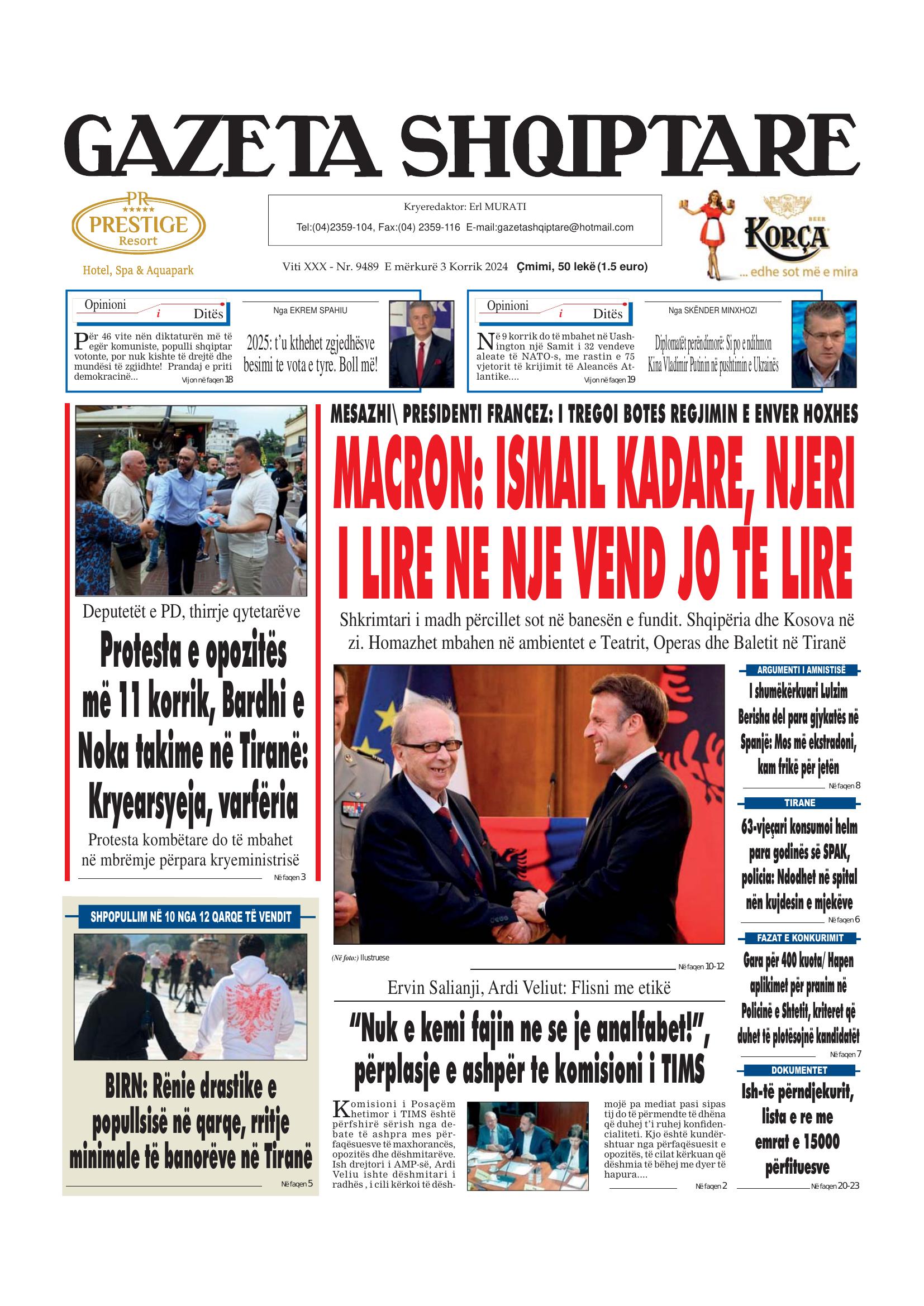 Gazeta Shqiptare 2024-07-03