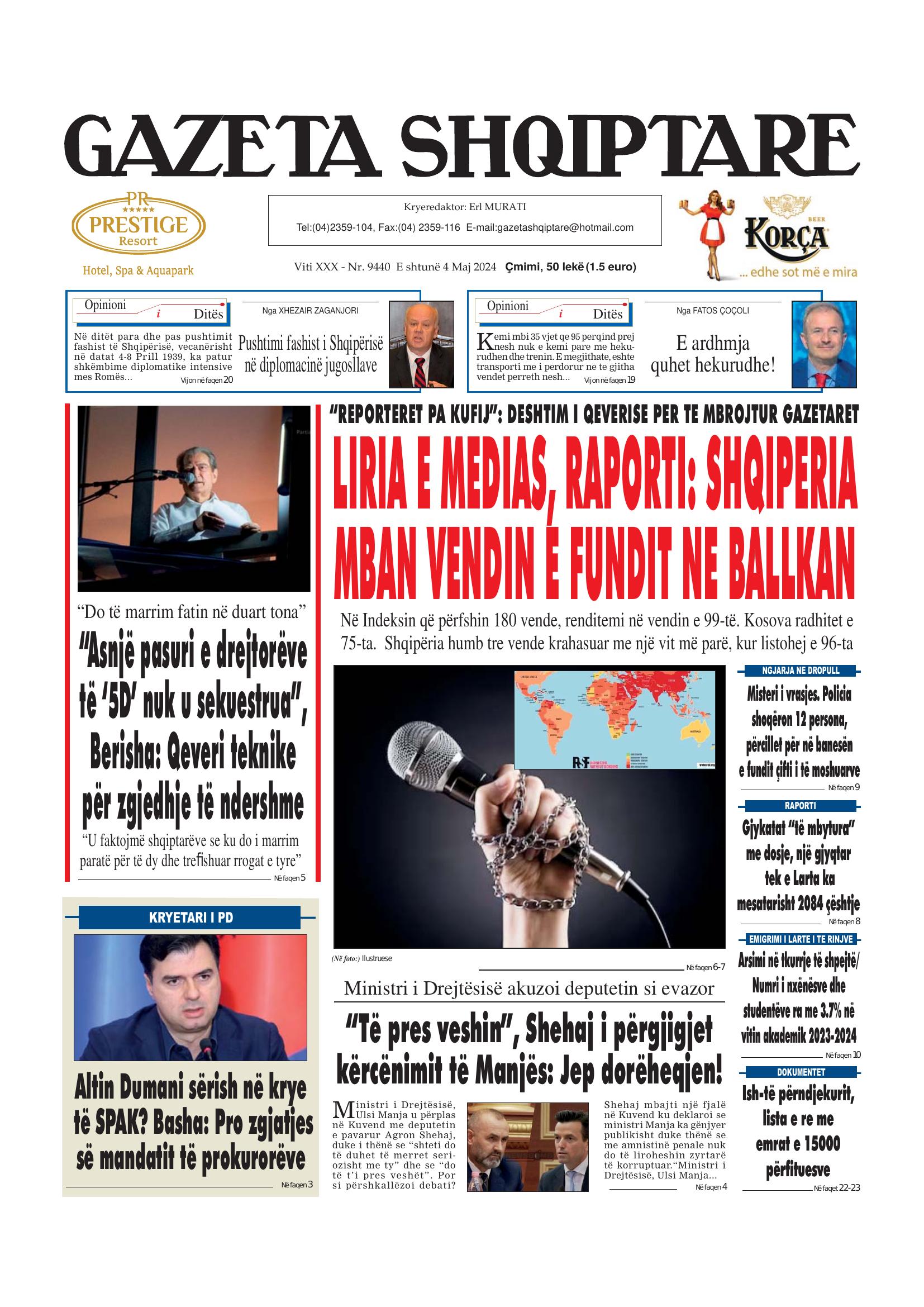 Gazeta Shqiptare 2024-05-04