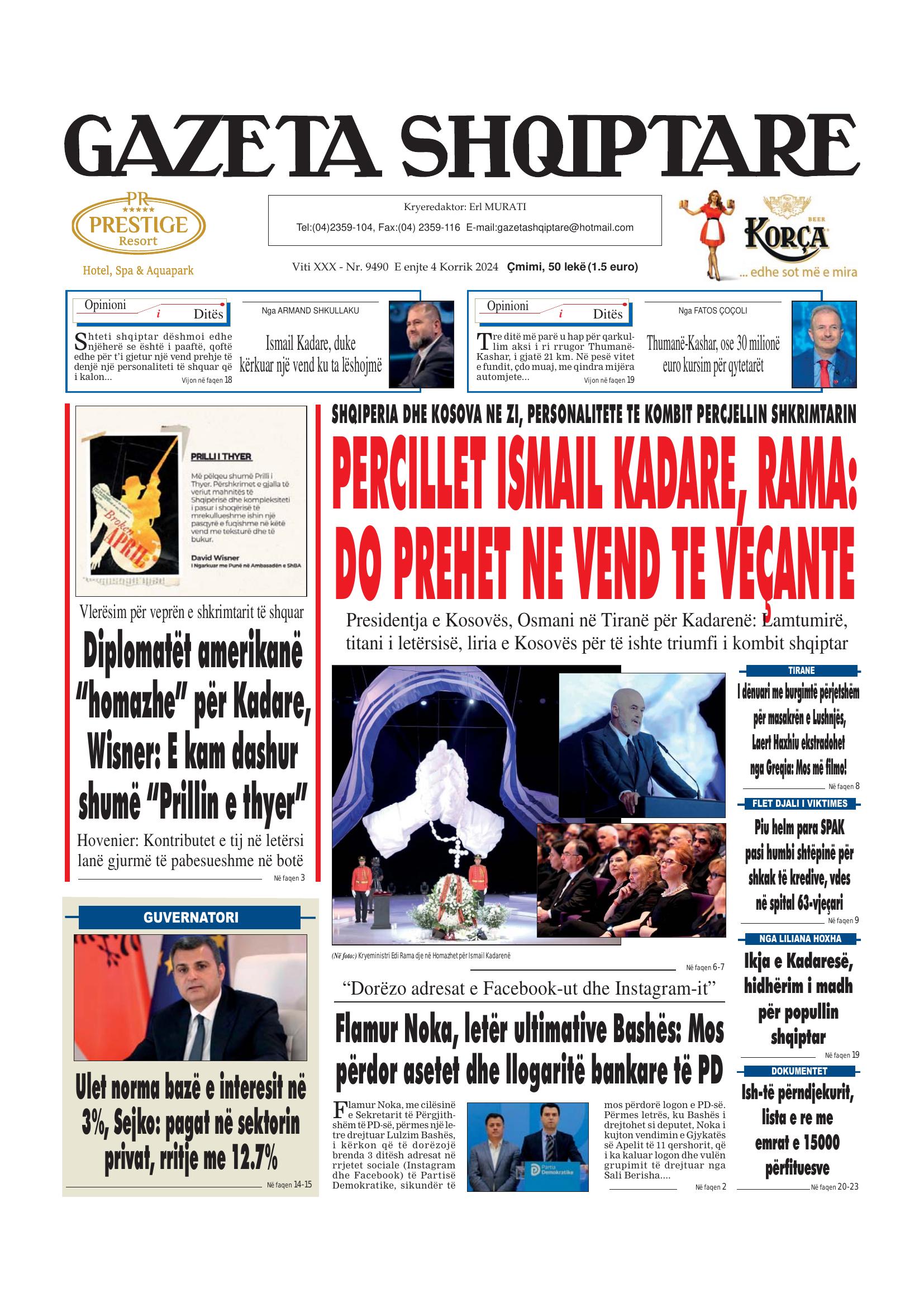 Gazeta Shqiptare 2024-07-04