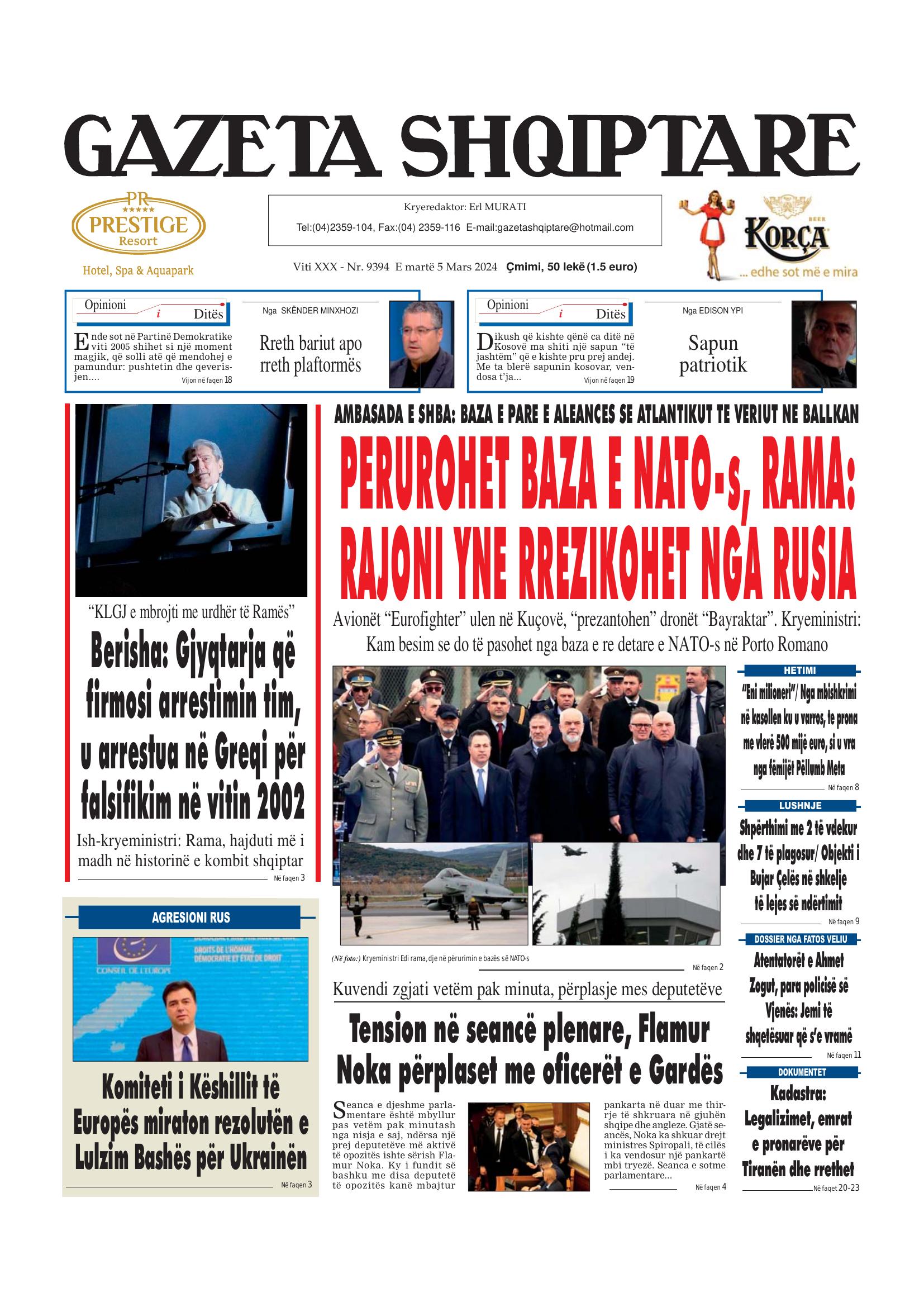 Gazeta Shqiptare 2024-03-05