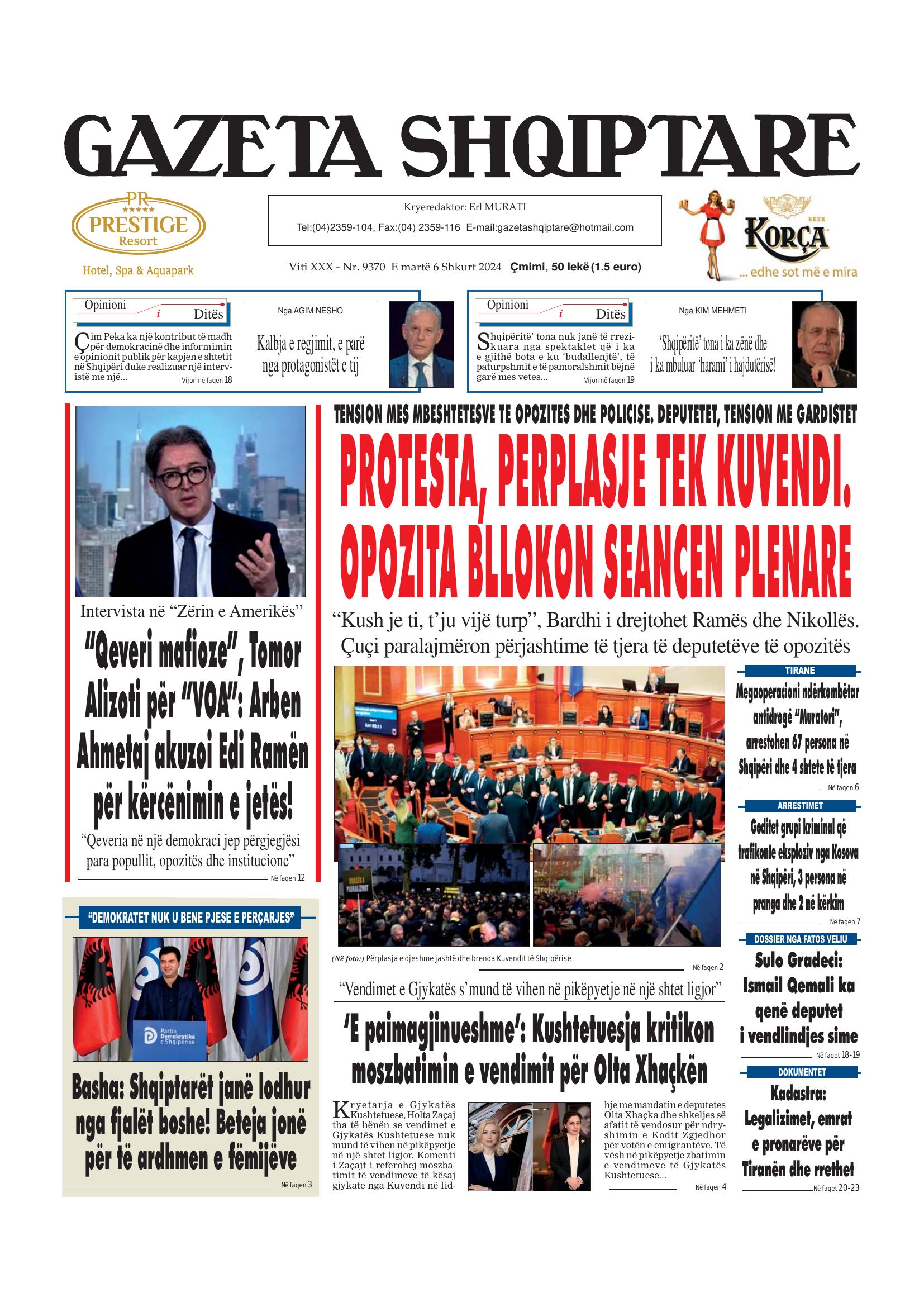 Gazeta Shqiptare 2024-02-06