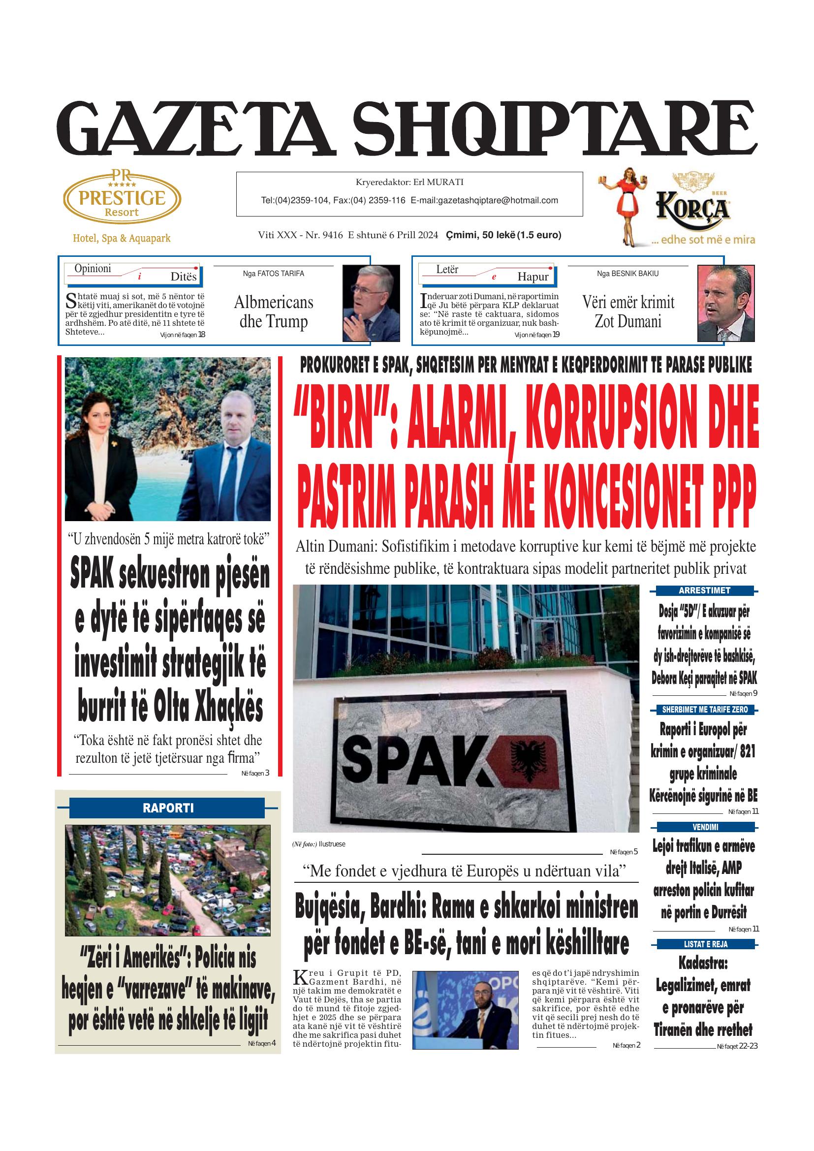 Gazeta Shqiptare 2024-04-06