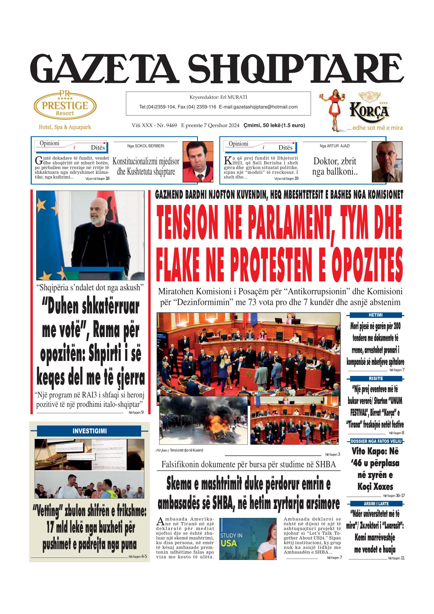 Gazeta Shqiptare 2024-06-07