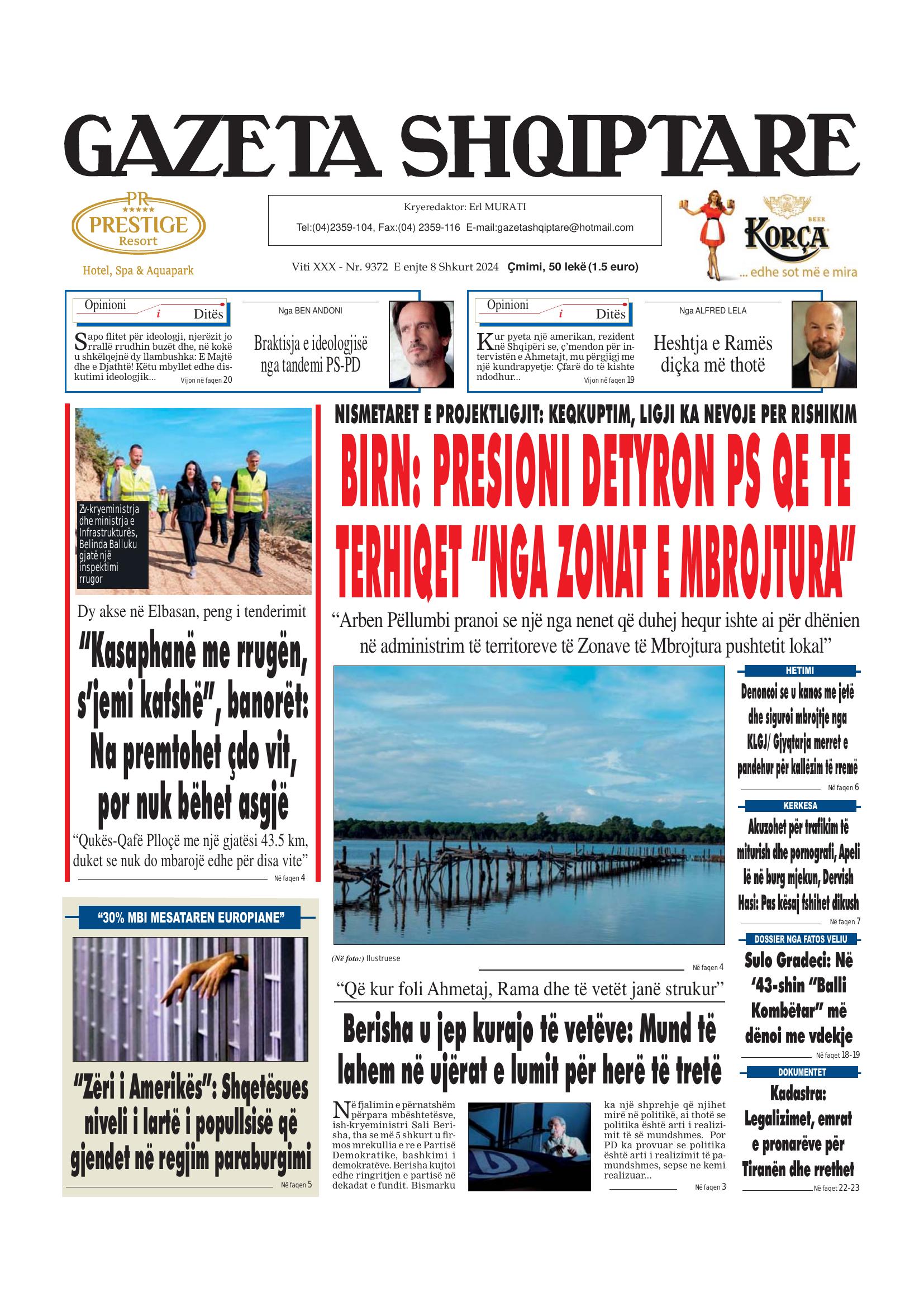 Gazeta Shqiptare 2024-02-08