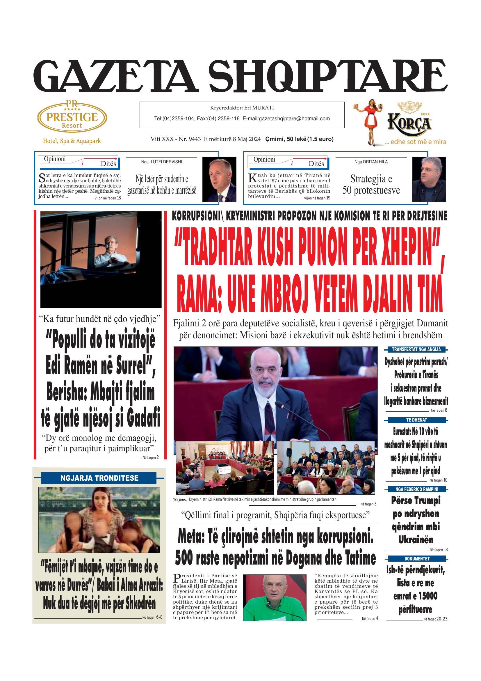 Gazeta Shqiptare 2024-05-08