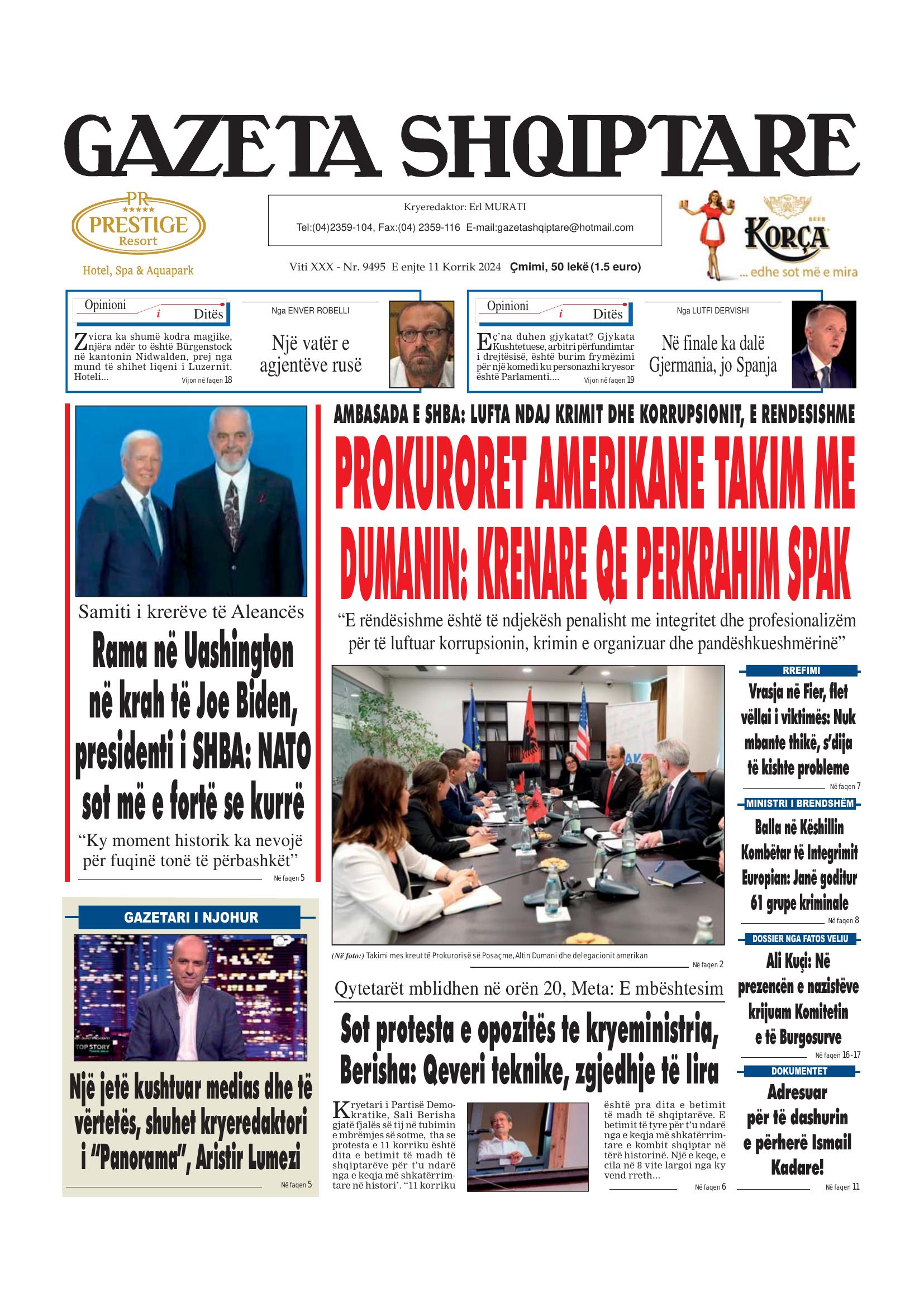 Gazeta Shqiptare 2024-07-11