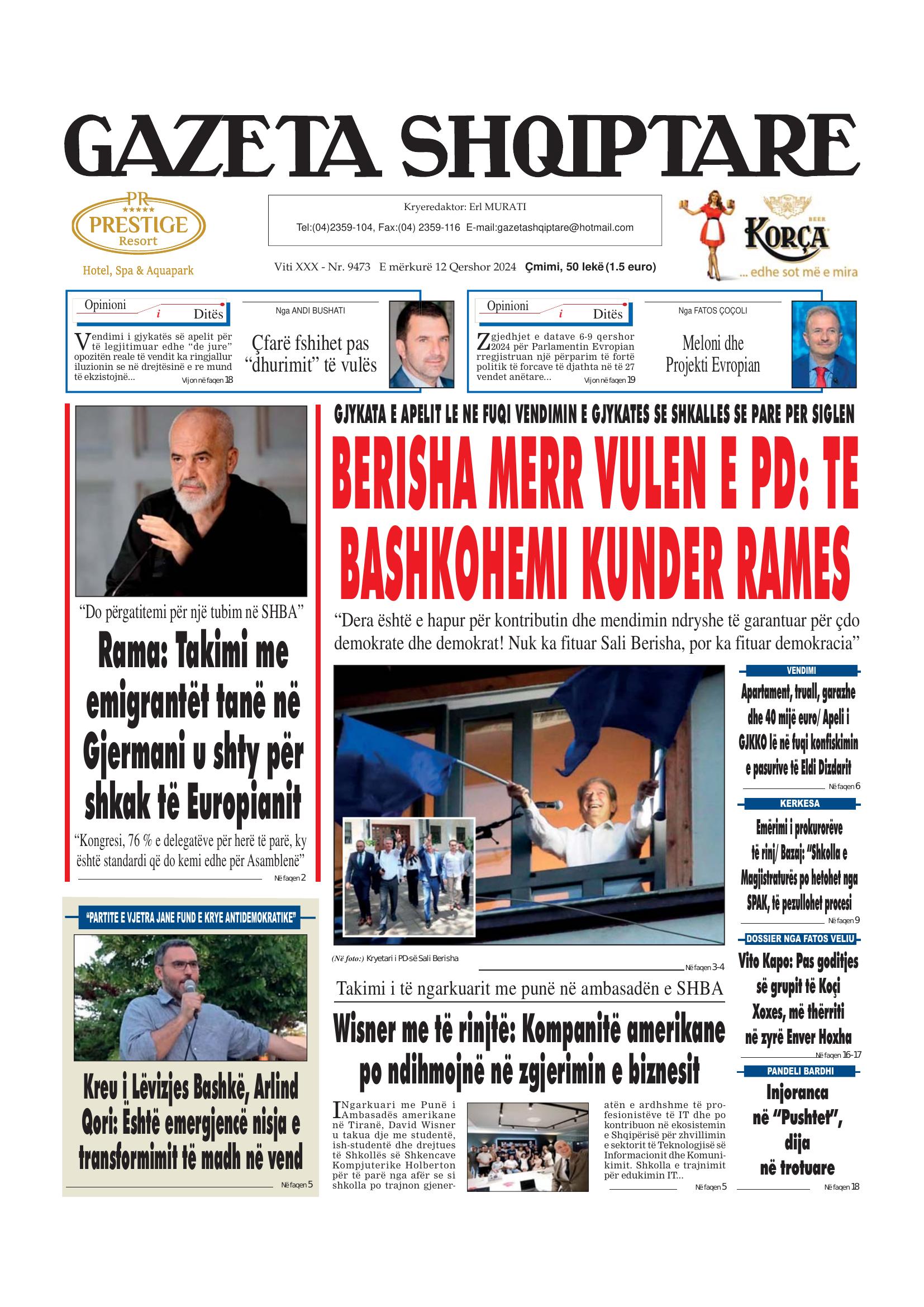 Gazeta Shqiptare 2024-06-12