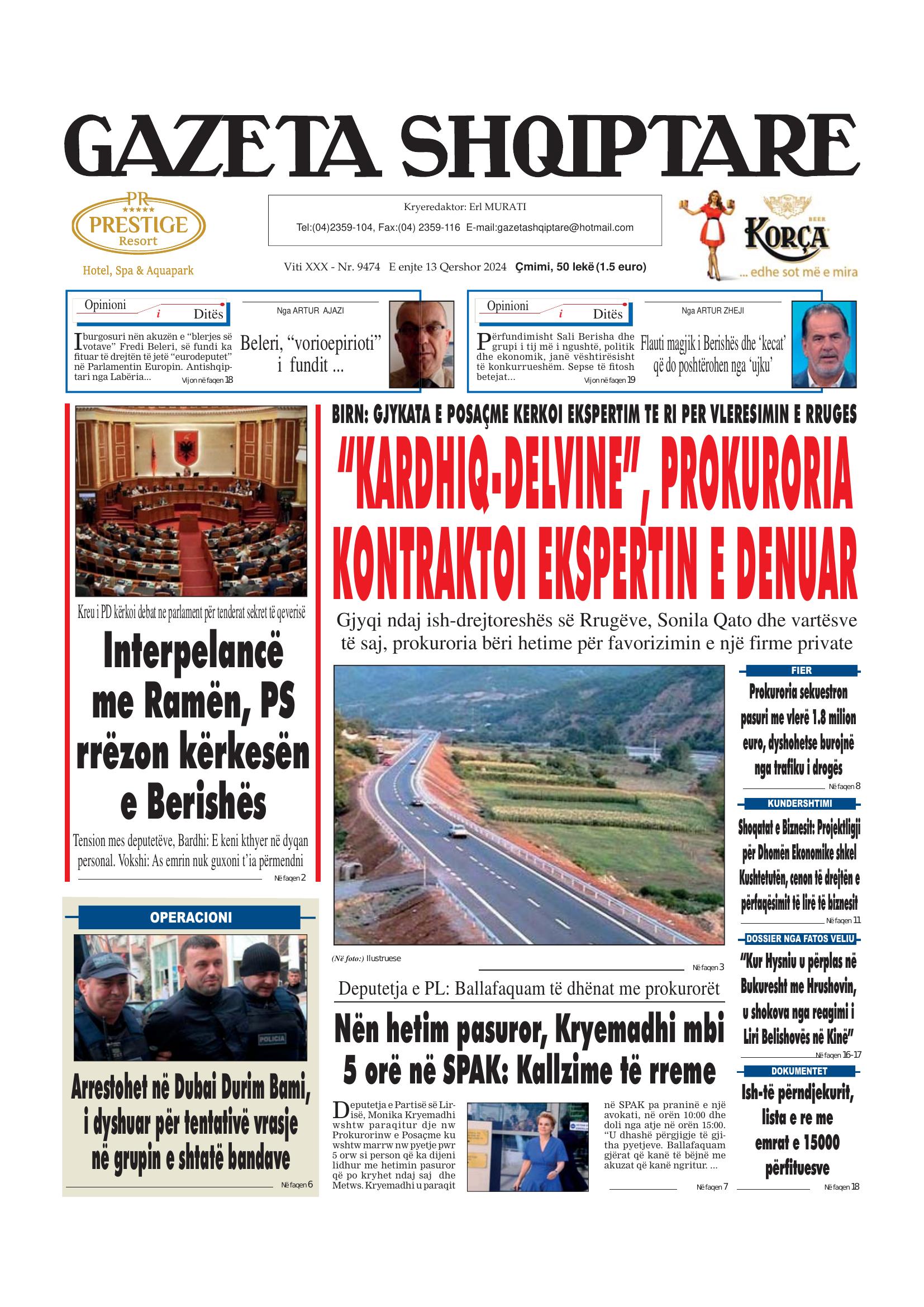 Gazeta Shqiptare 2024-06-13