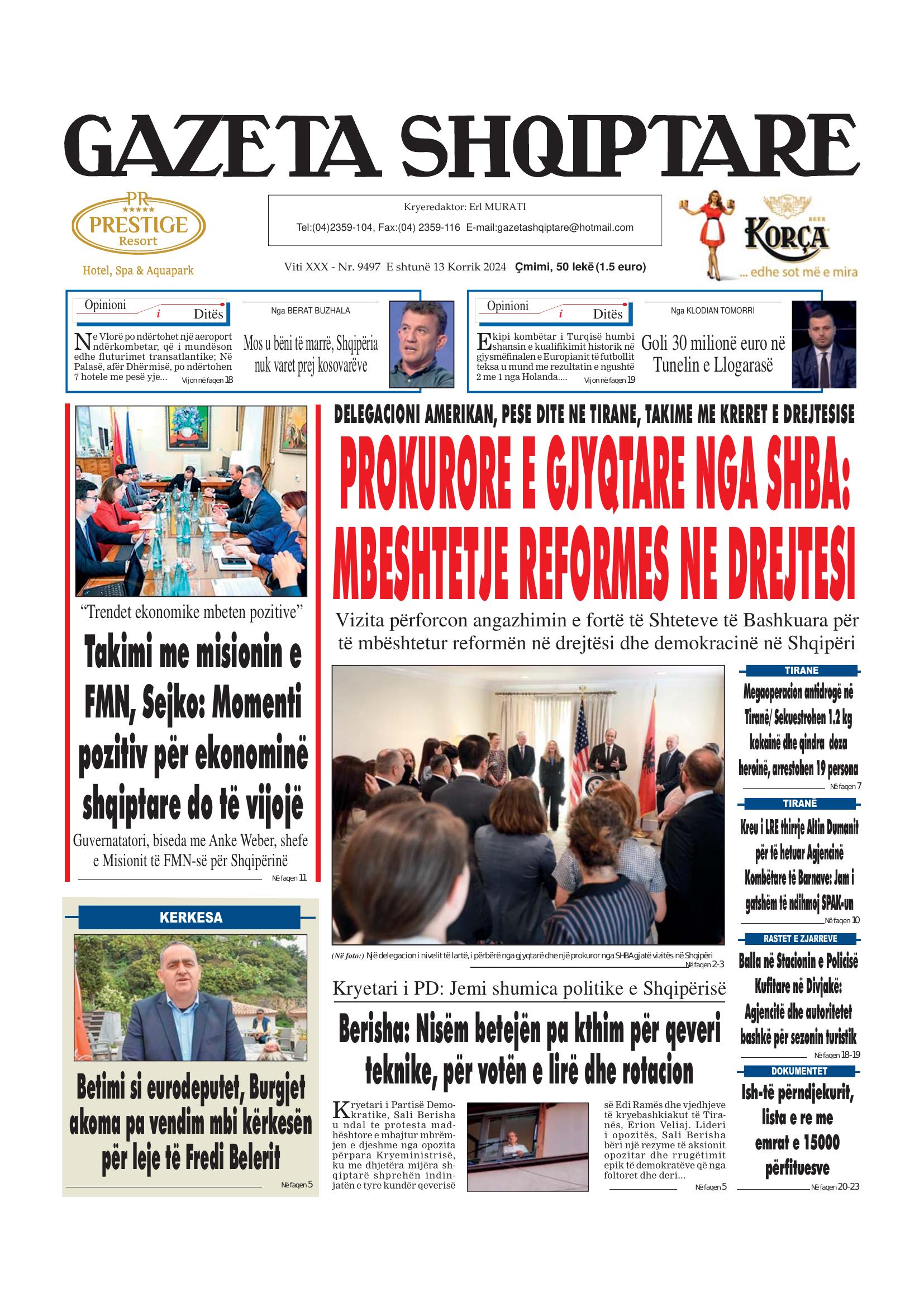 Gazeta Shqiptare 2024-07-13