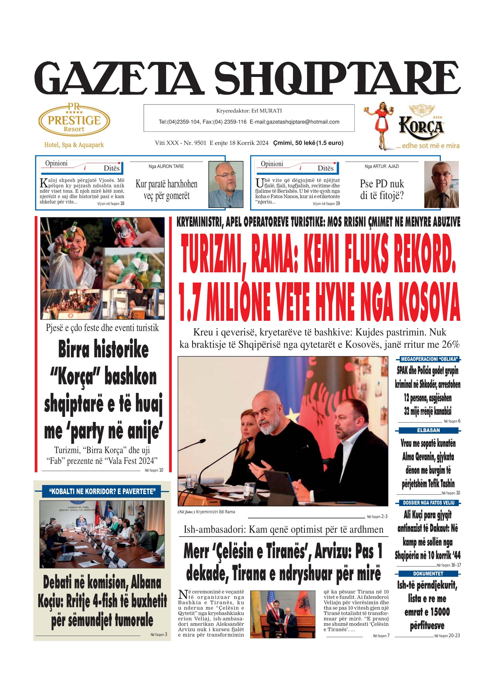 Gazeta Shqiptare 2024-07-18