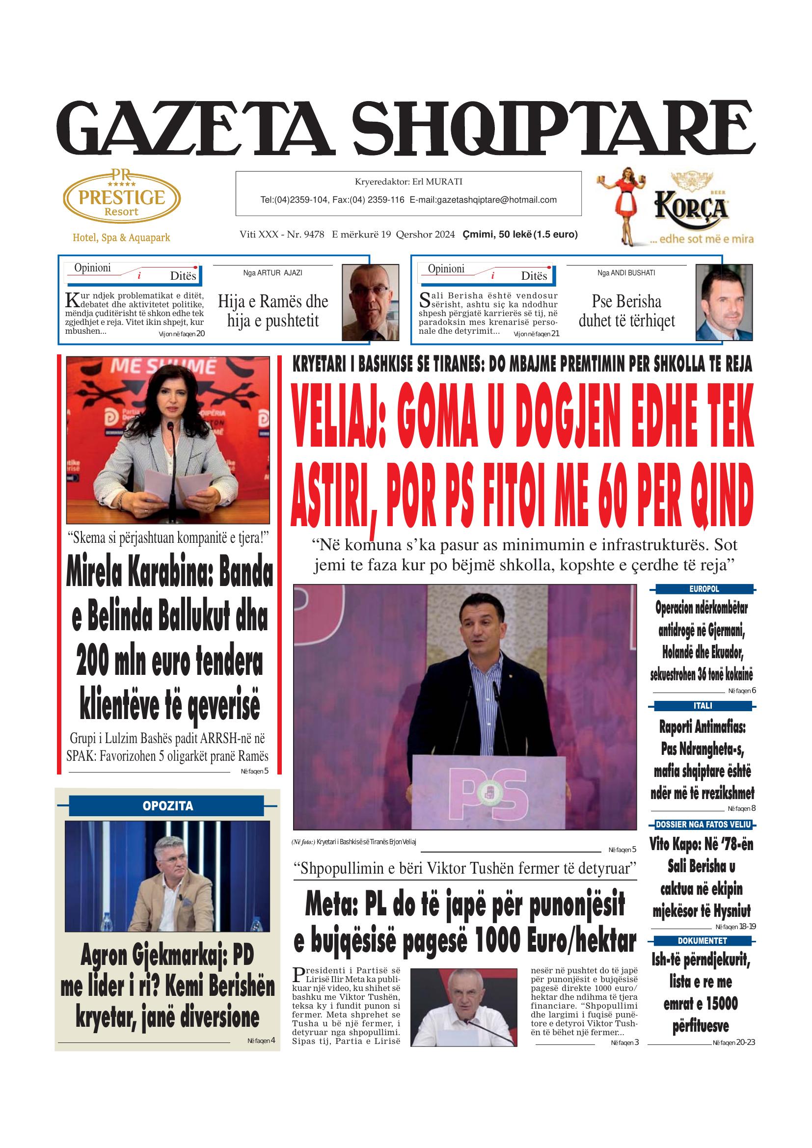 Gazeta Shqiptare 2024-06-19
