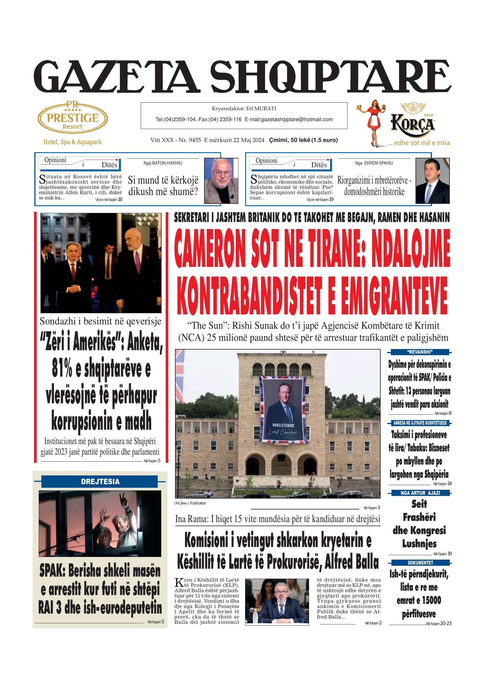 Gazeta Shqiptare 2024-05-22