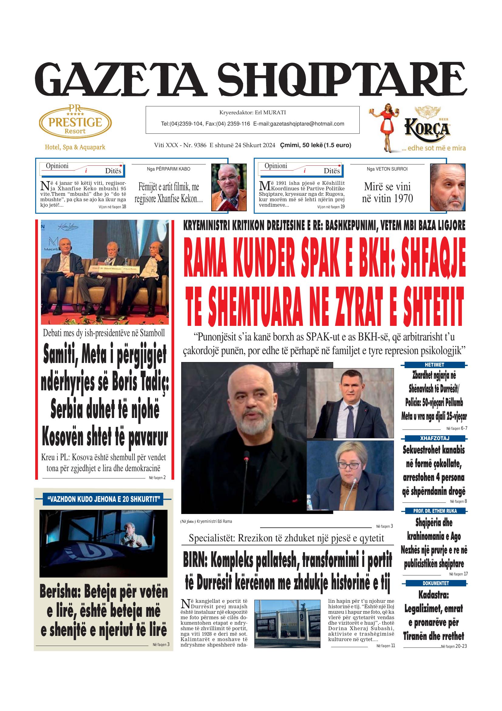 Gazeta Shqiptare 2024-02-24