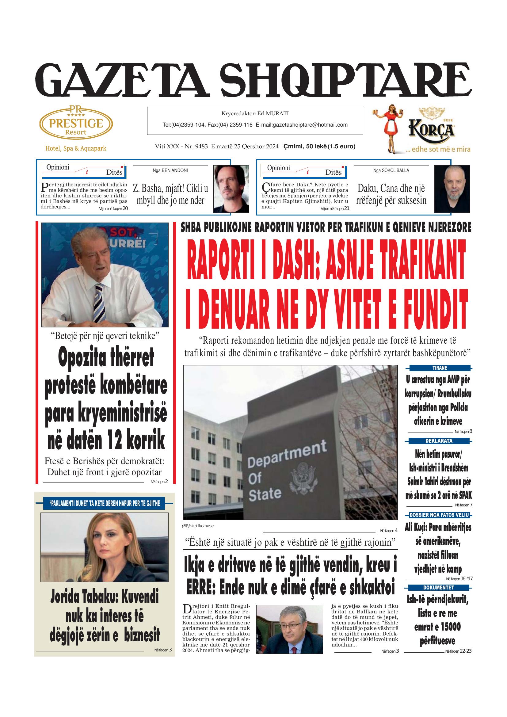 Gazeta Shqiptare 2024-06-25