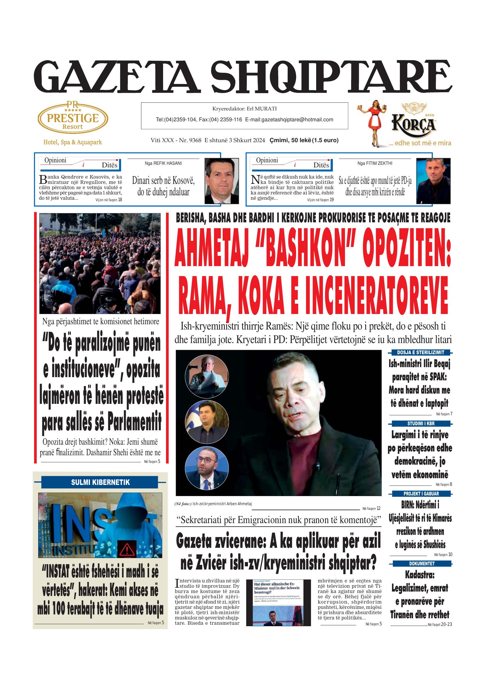 Gazeta Shqiptare 2024-02-03