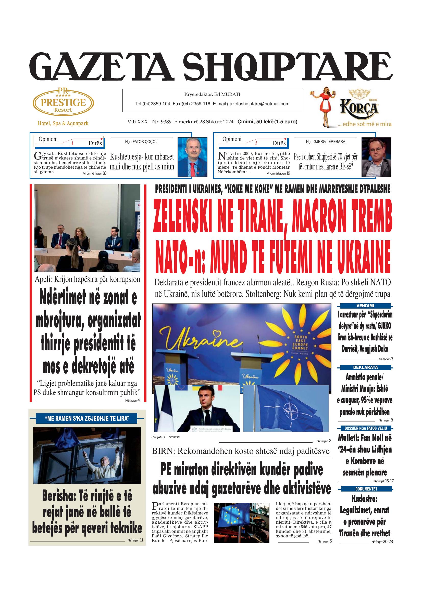 Gazeta Shqiptare 2024-02-28