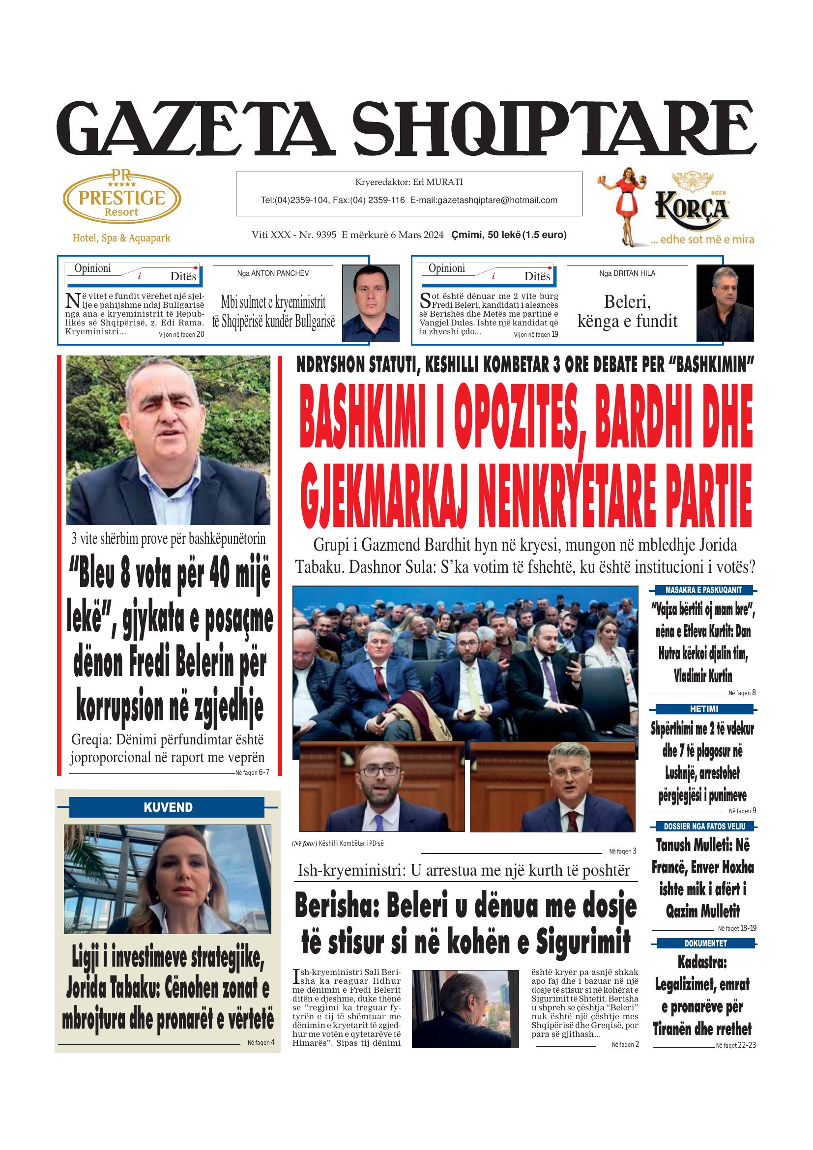 Gazeta Shqiptare 2024-03-06