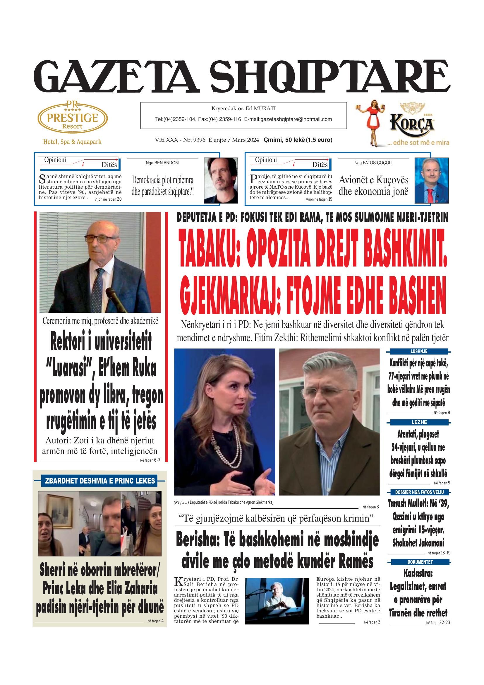 Gazeta Shqiptare 2024-03-07