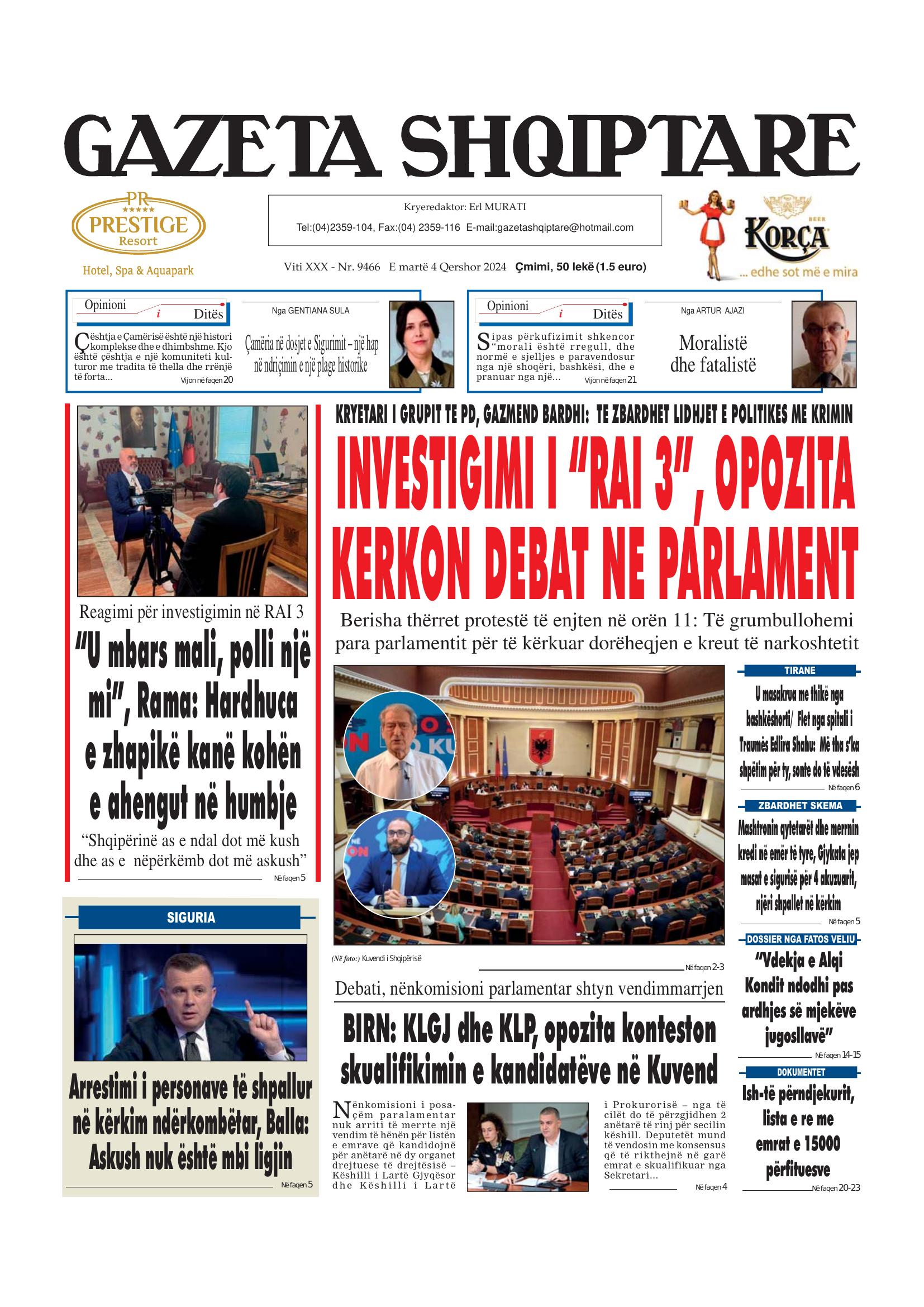 Gazeta Shqiptare 2024-06-04