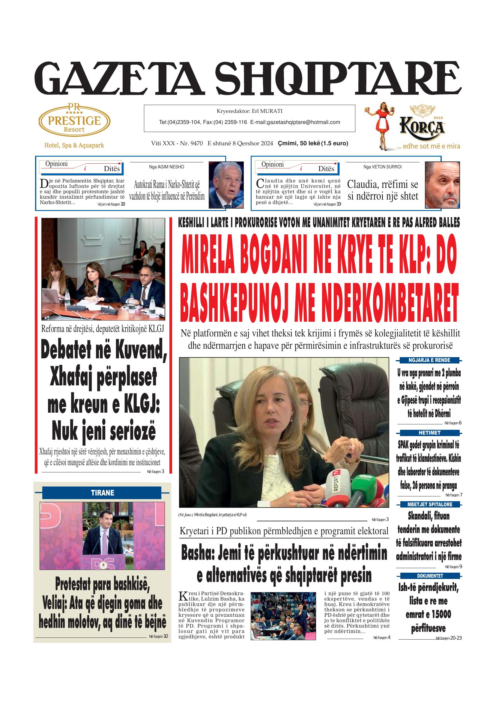 Gazeta Shqiptare 2024-06-08