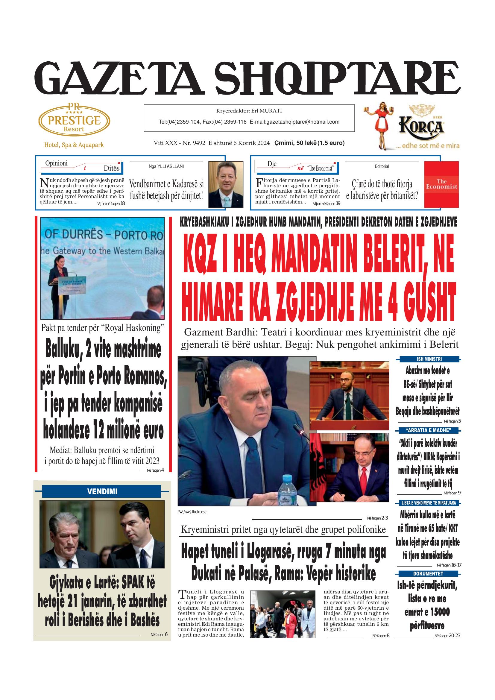 Gazeta Shqiptare 2024-07-06