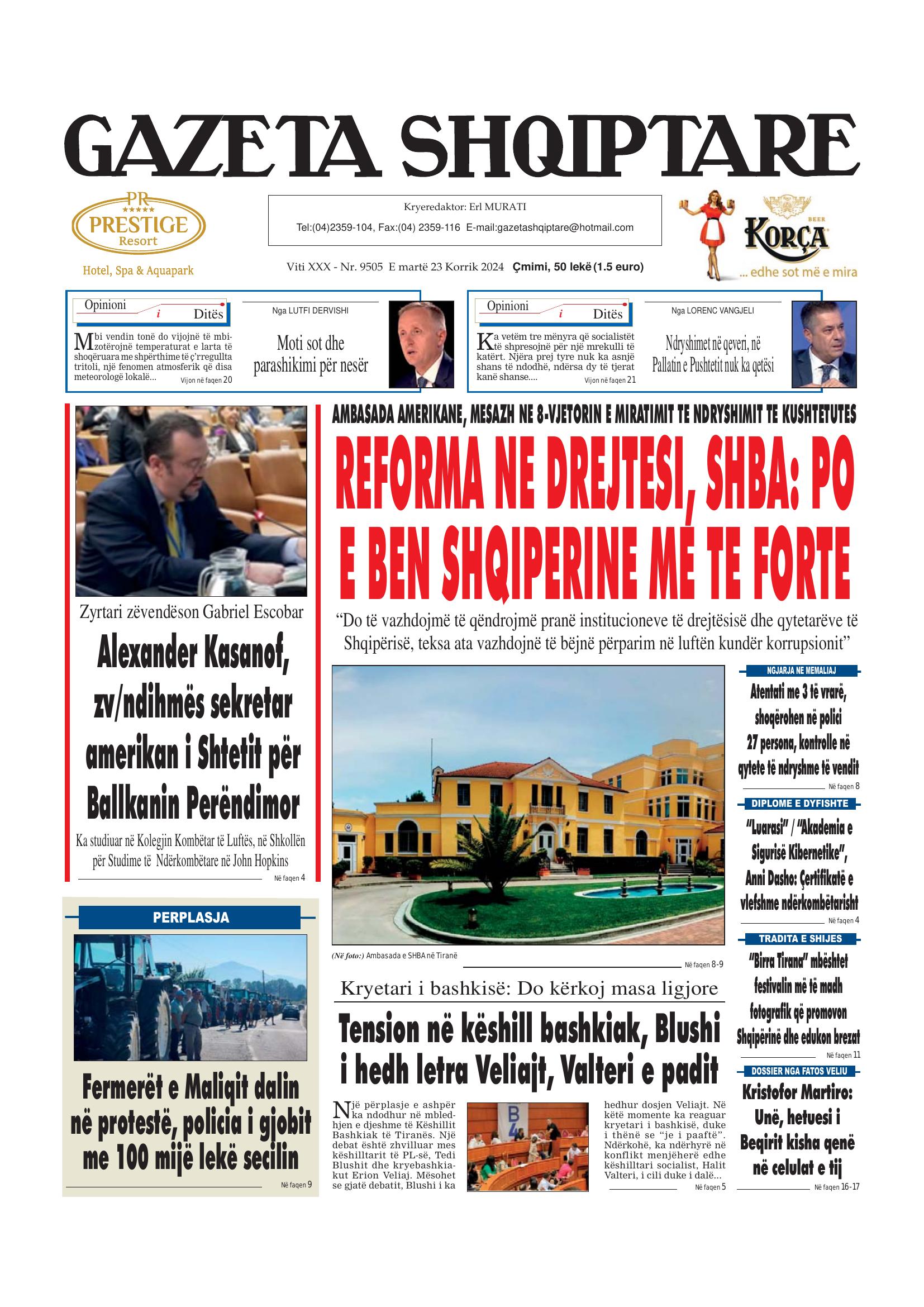 Gazeta Shqiptare 2024-07-23