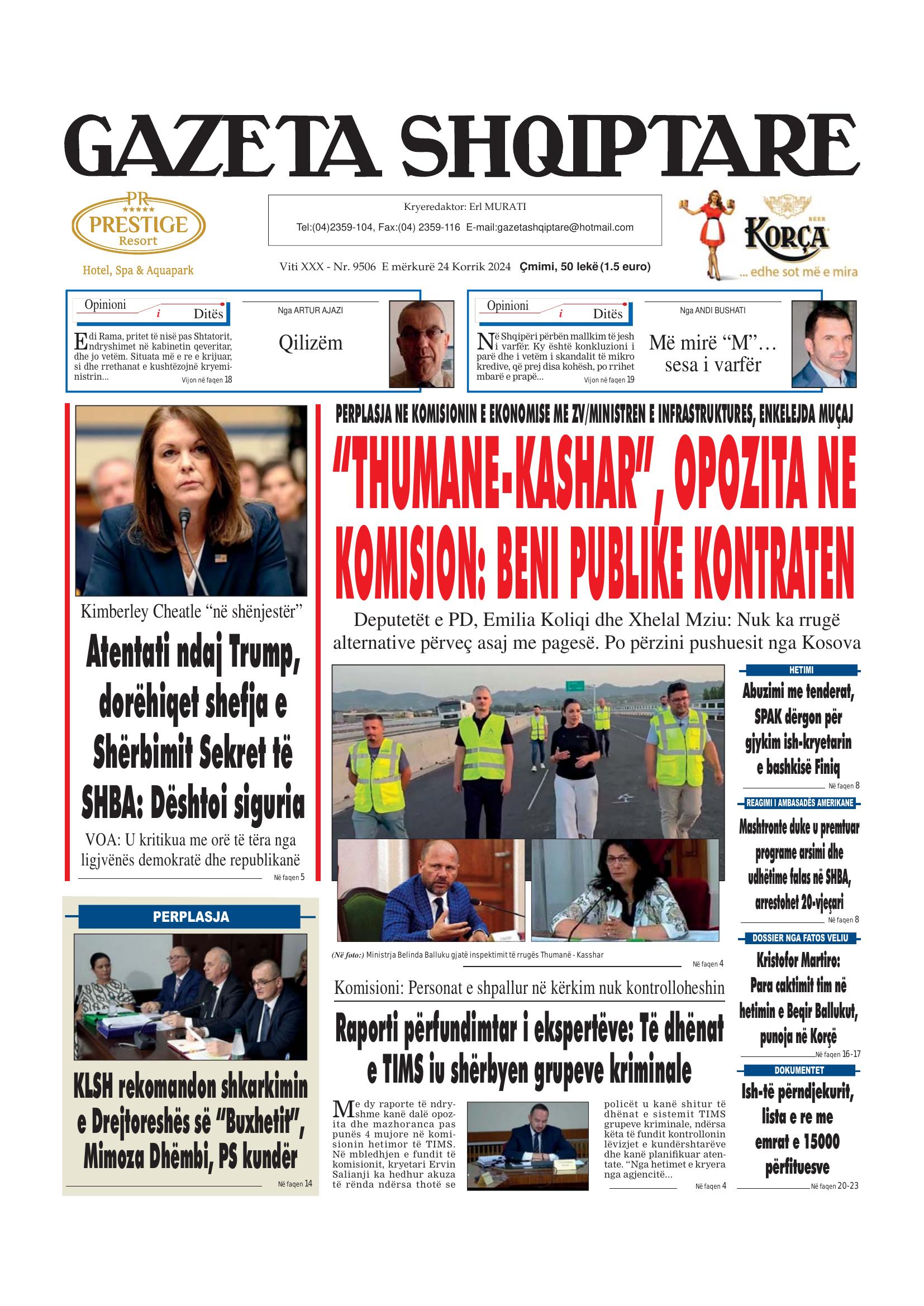 Gazeta Shqiptare 2024-07-24