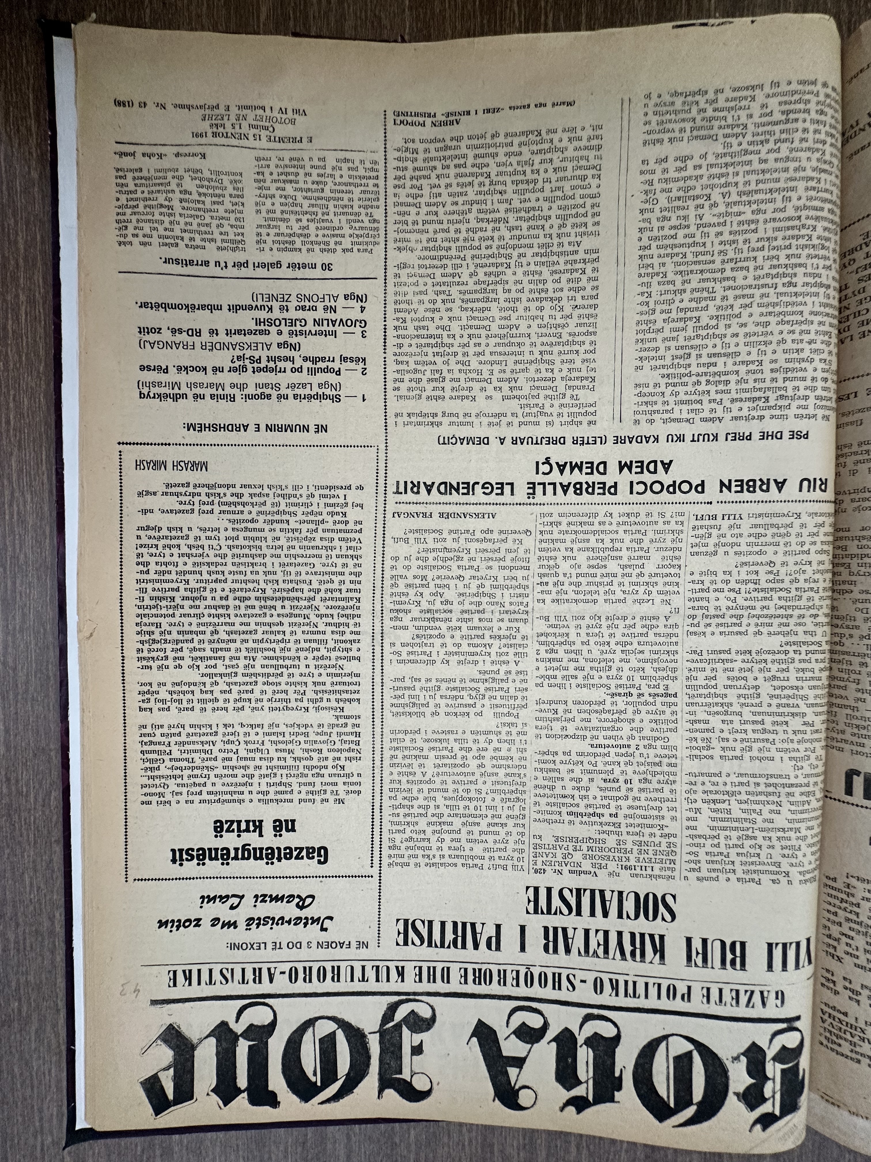 Koha Jonë 1991-09-15
