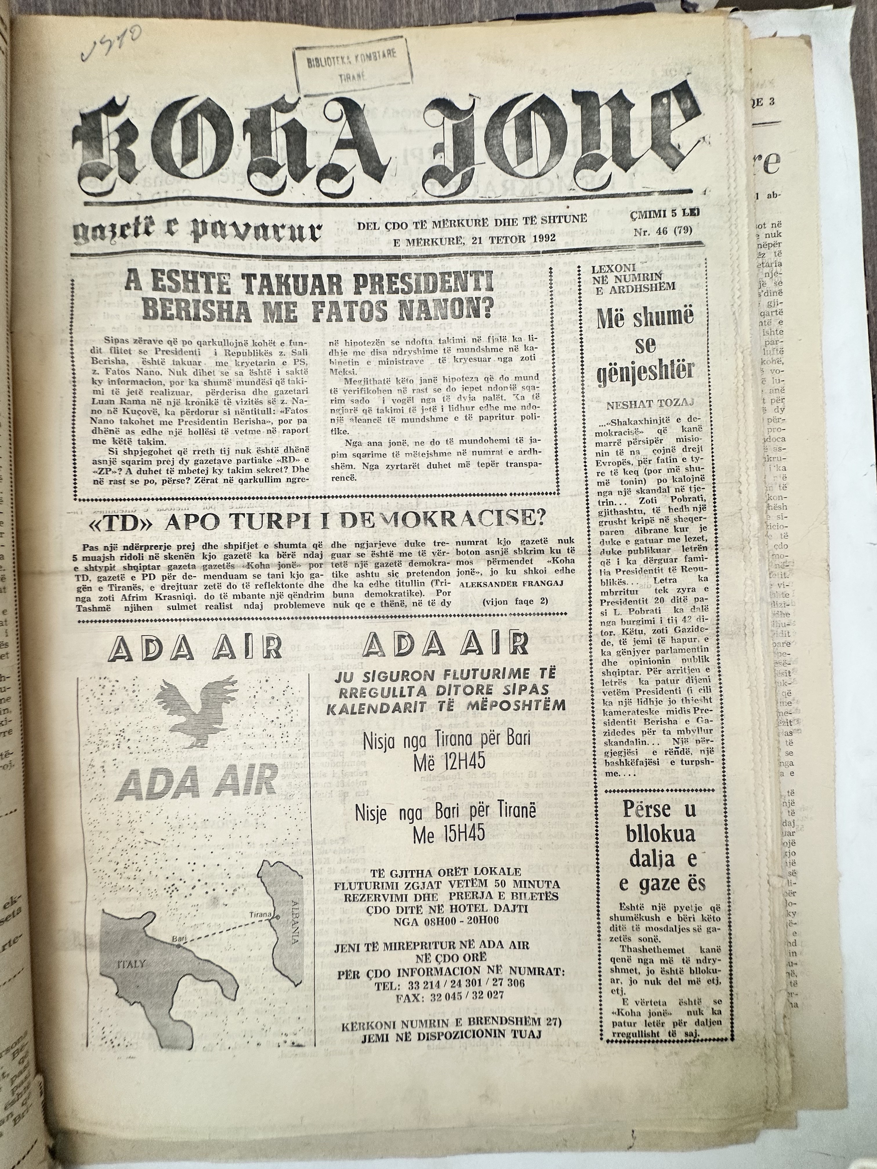 Koha Jonë 1922-10-21