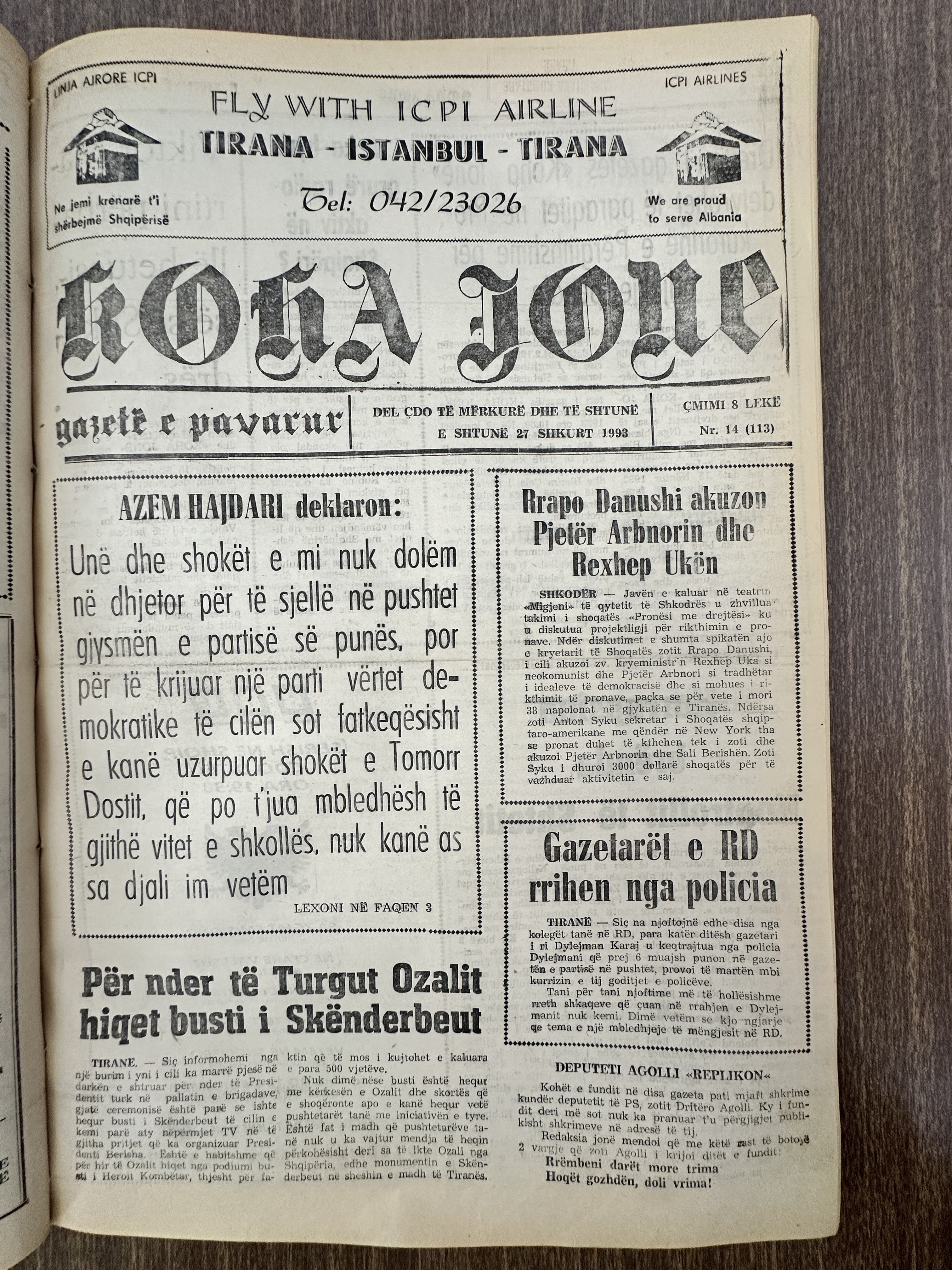 Koha Jonë 1993-02-27