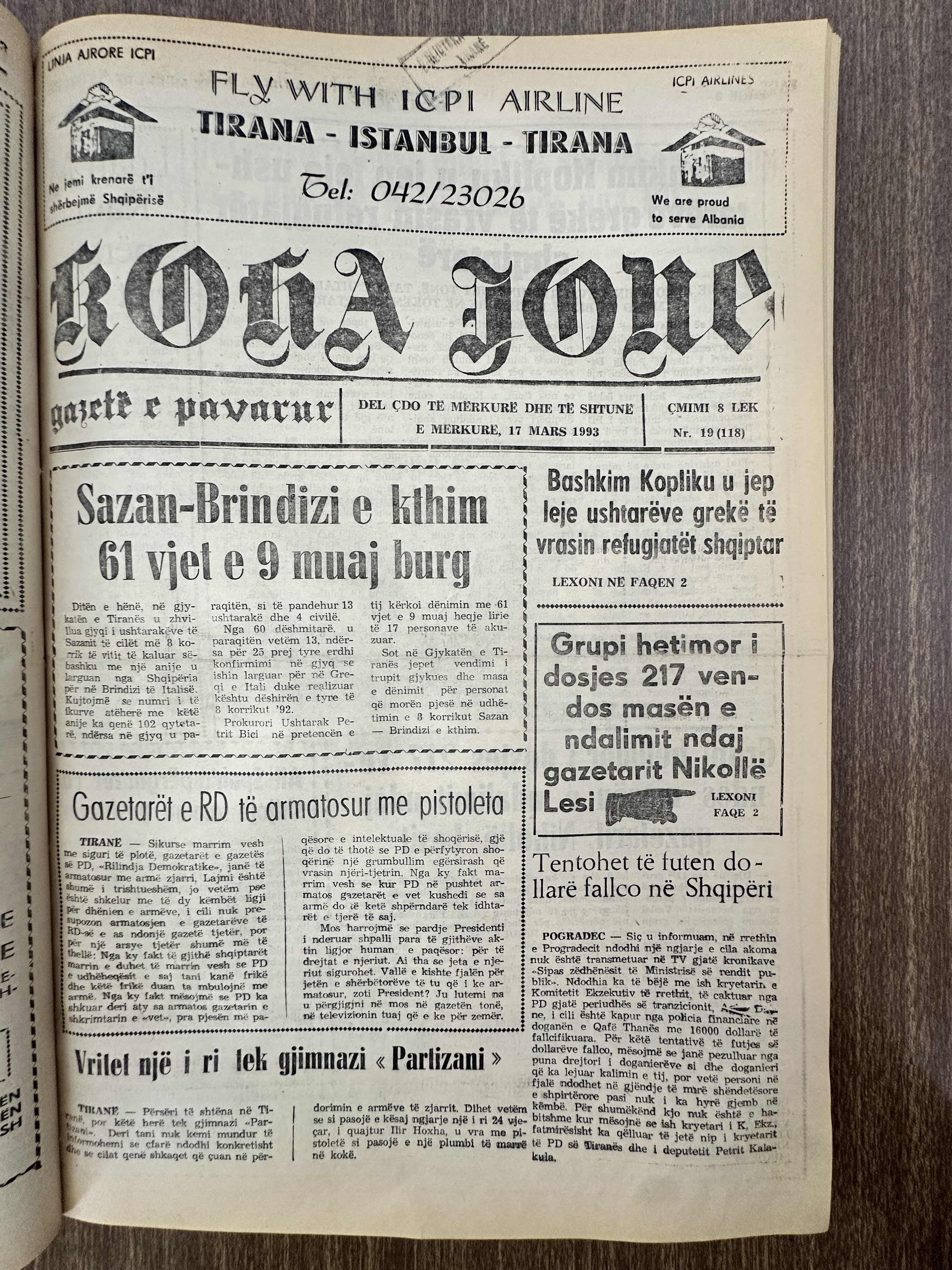 Koha Jonë 1993-03-17