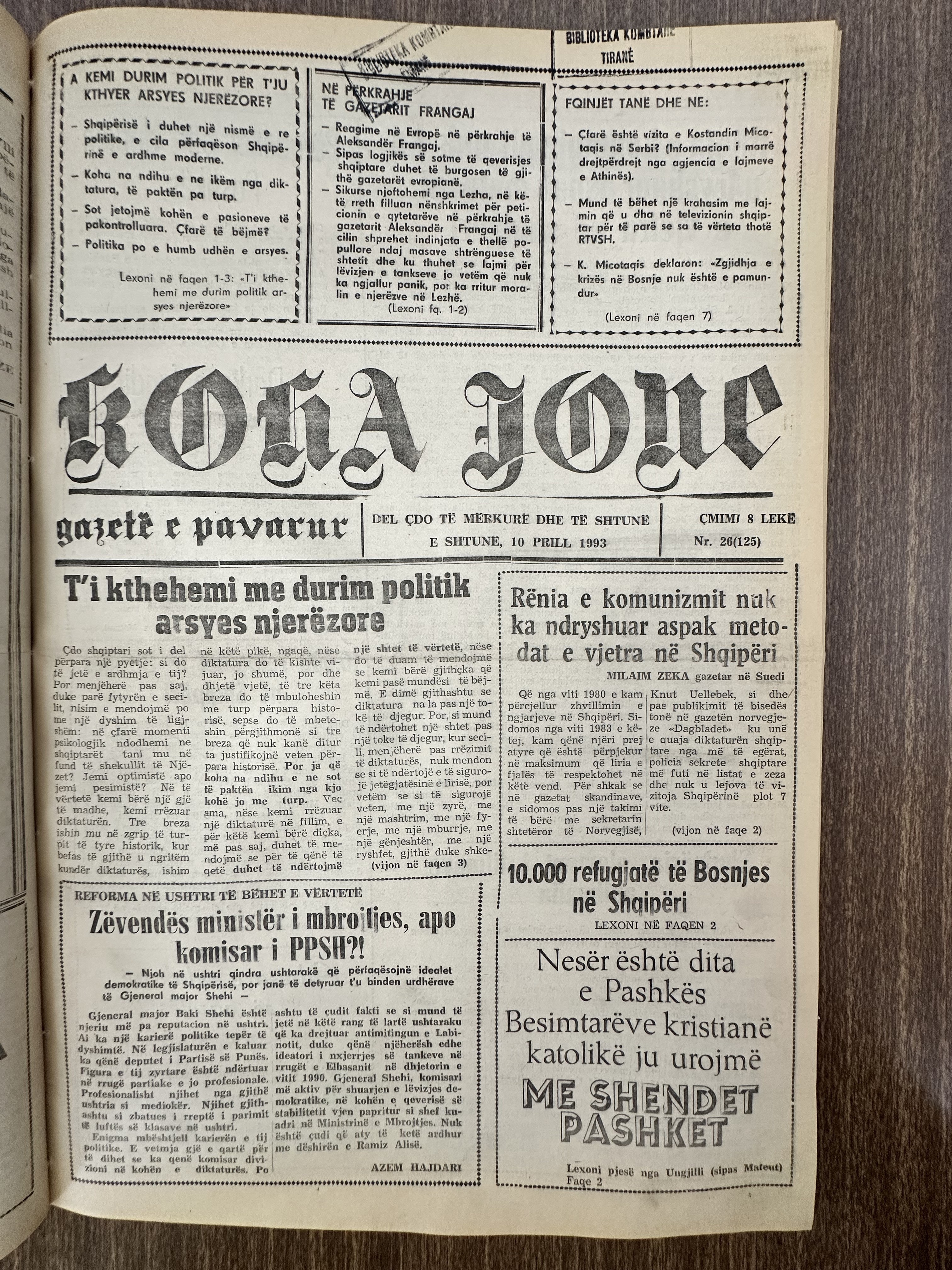 Koha Jonë 1993-04-10