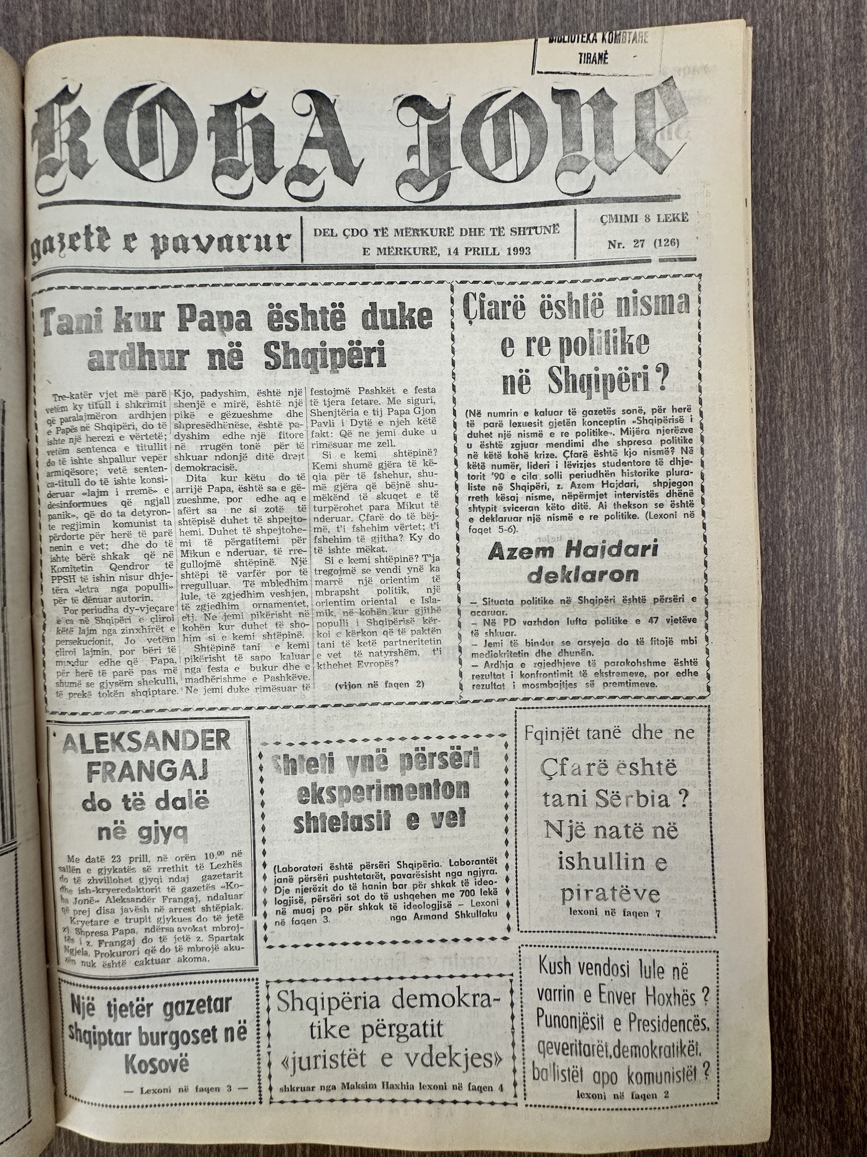 Koha Jonë 1993-04-14