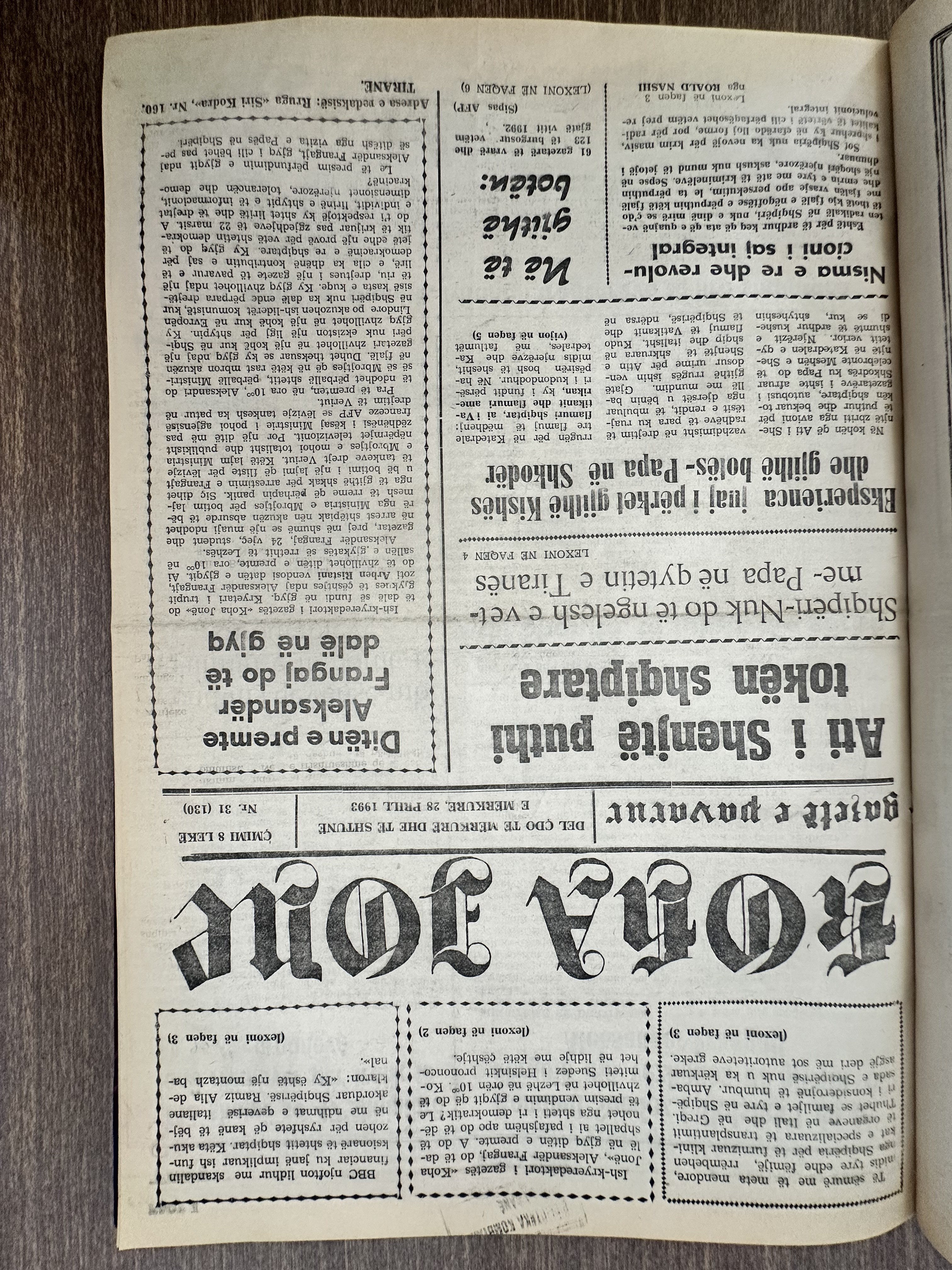 Koha Jonë 1993-04-28