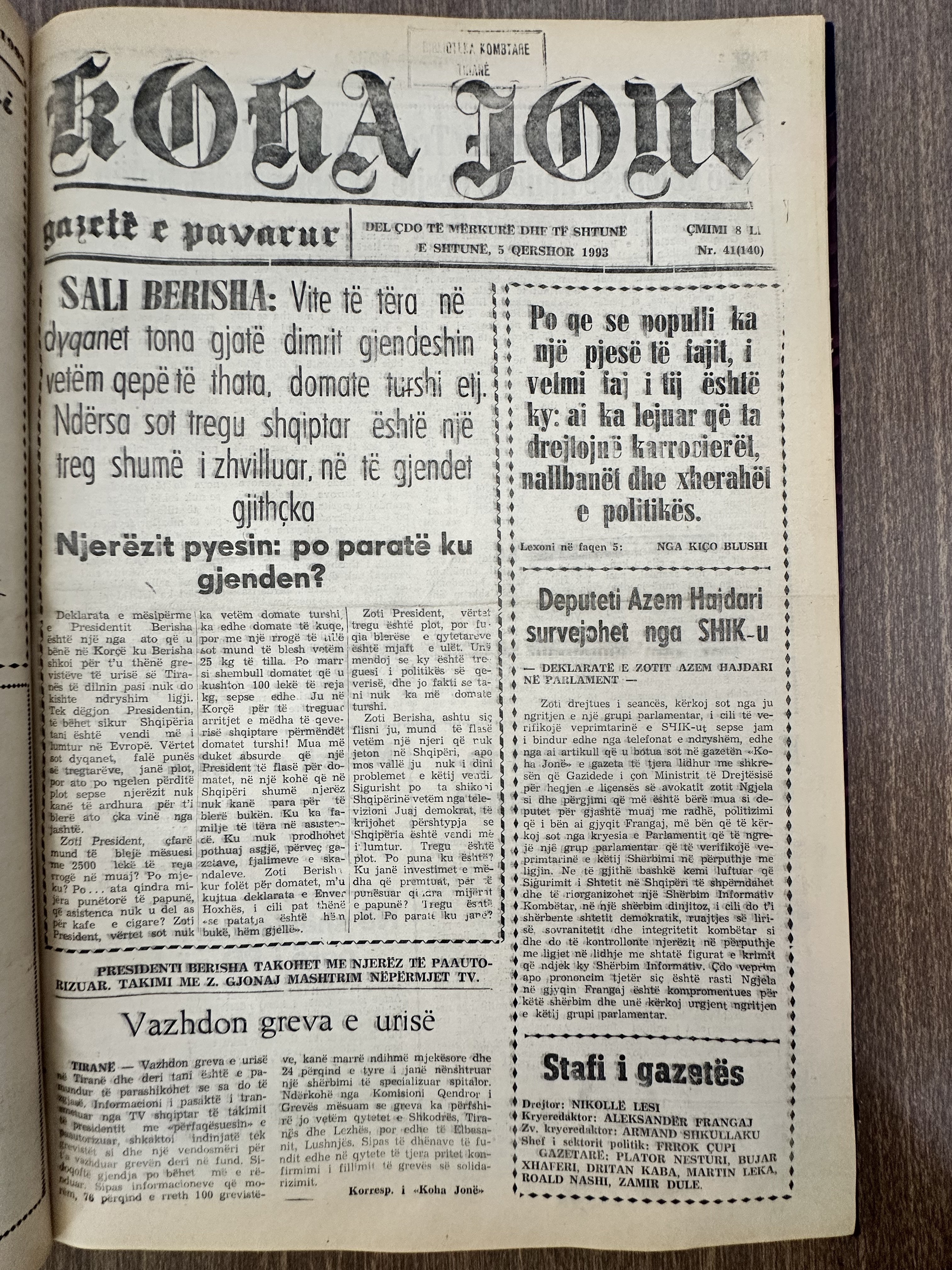 Koha Jonë 1993-06-05