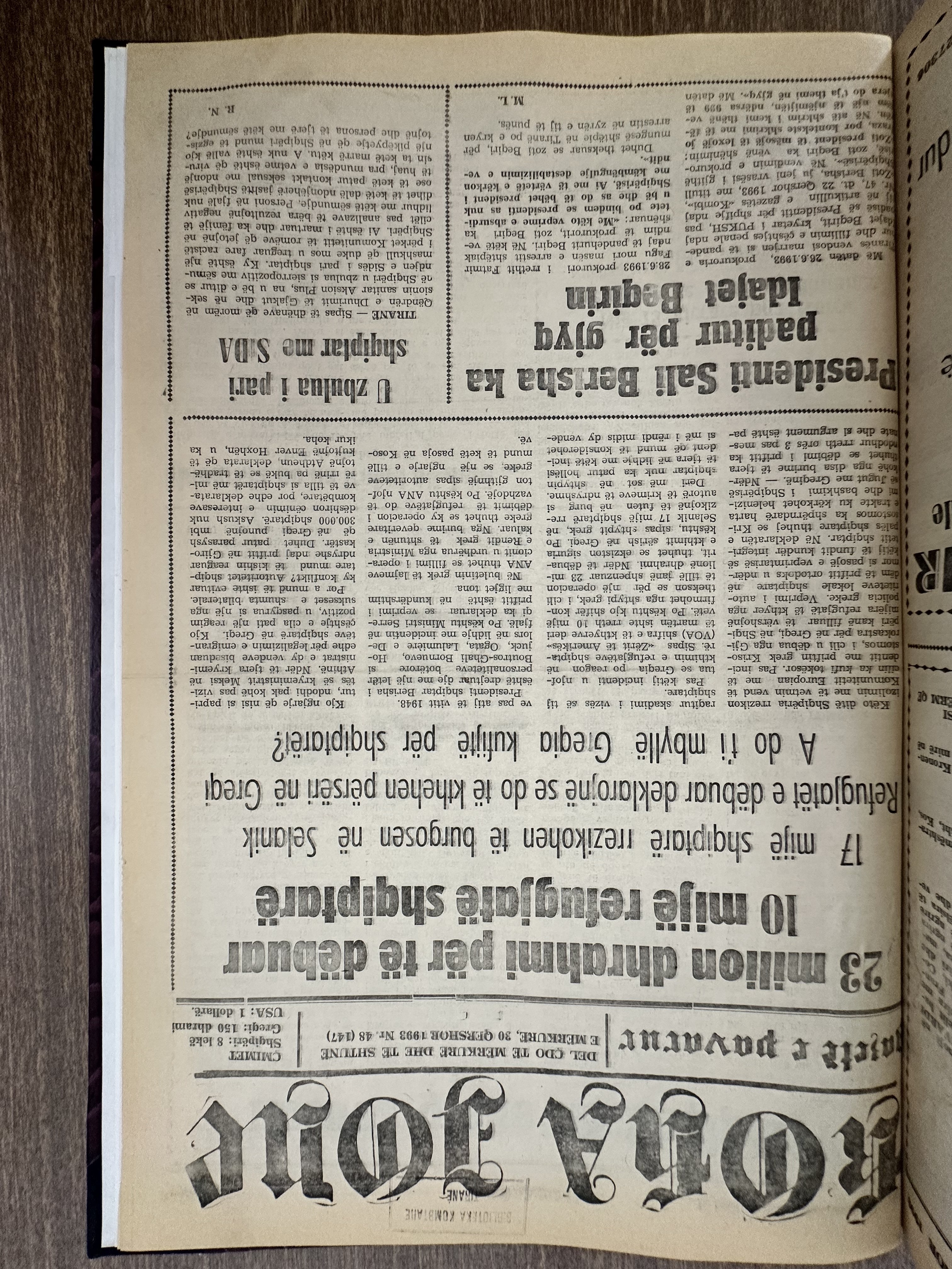 Koha Jonë 1993-06-30