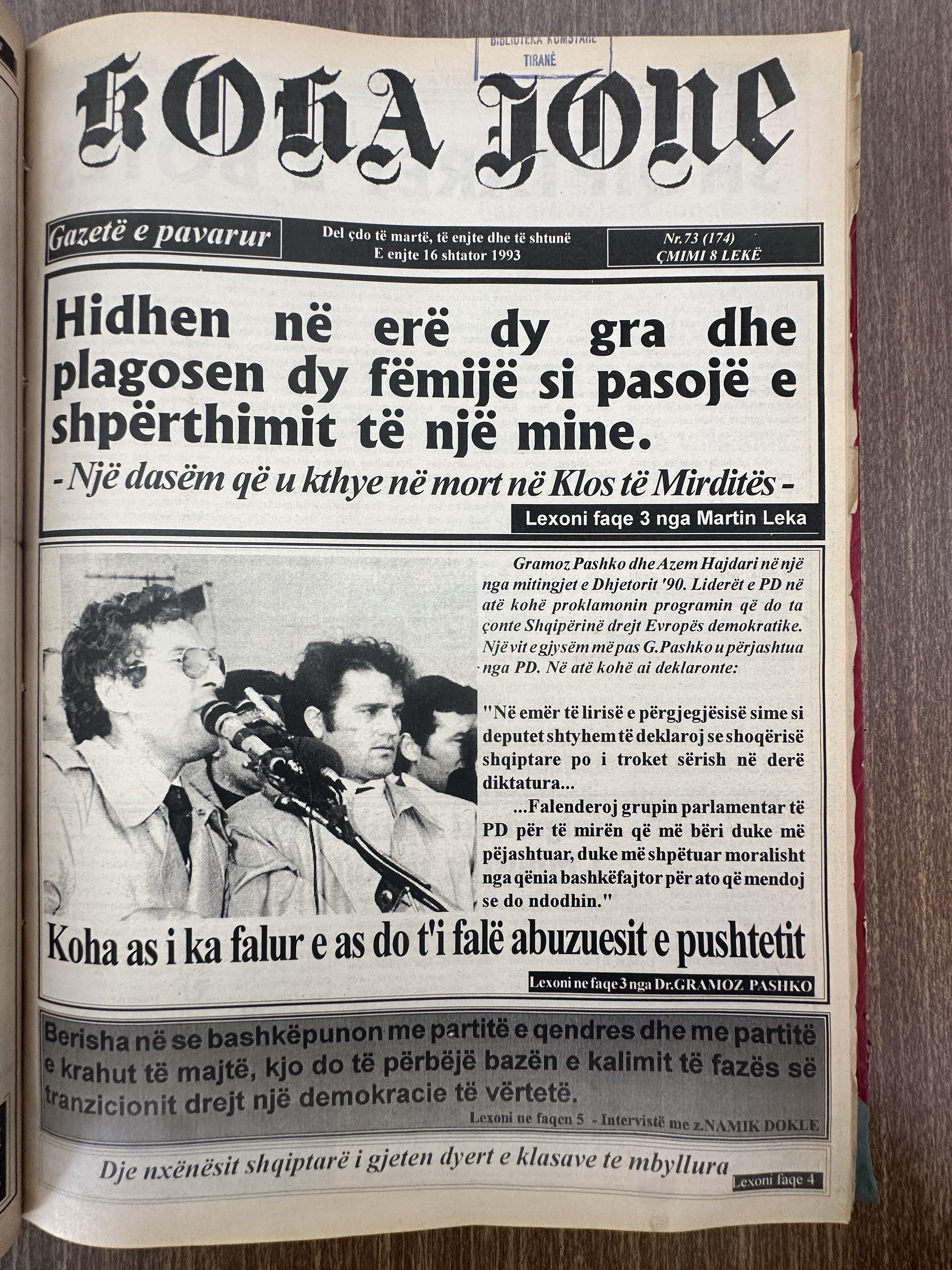 Koha Jonë 1993-09-16