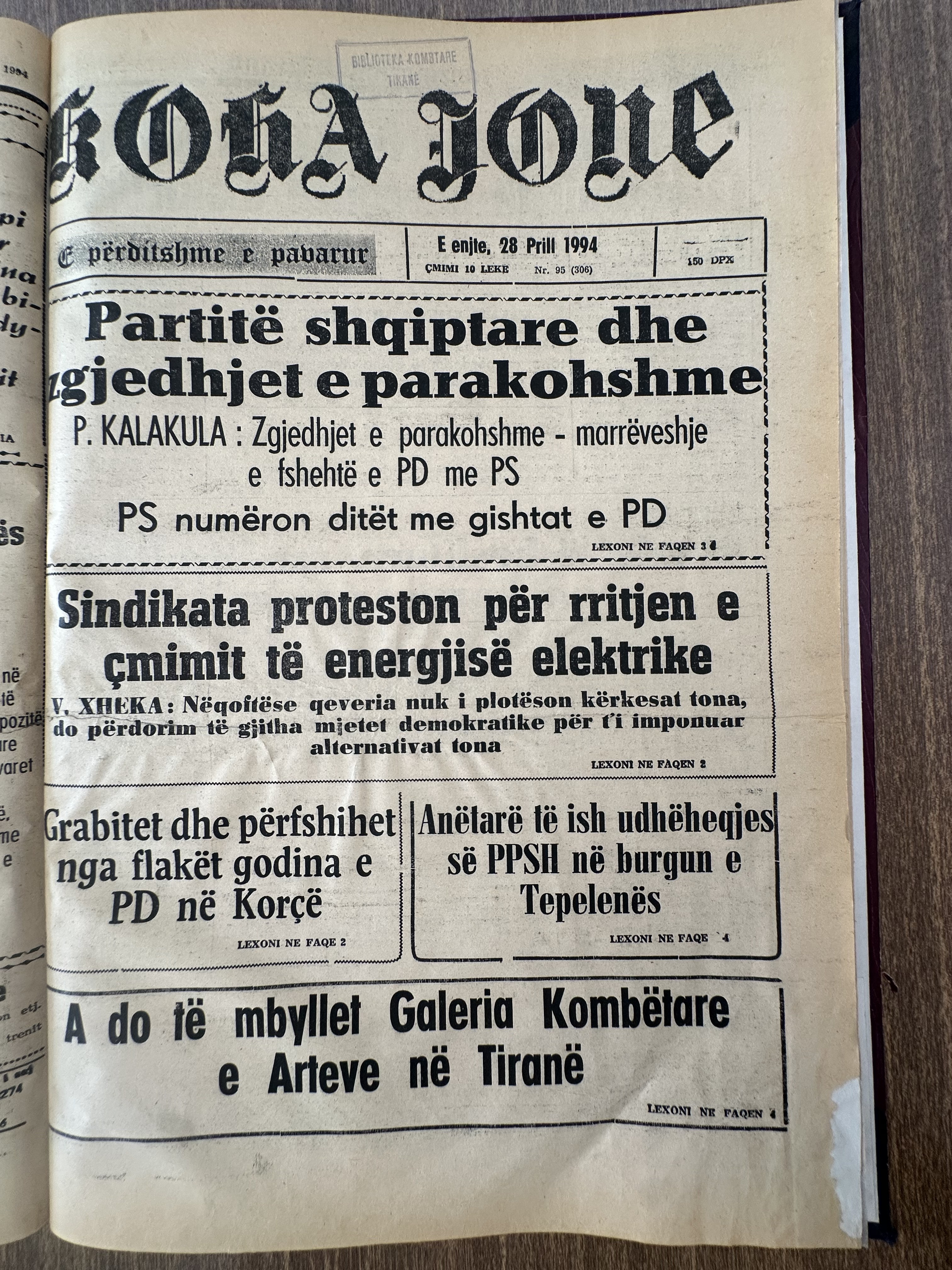 Koha Jonë 1994-04-28
