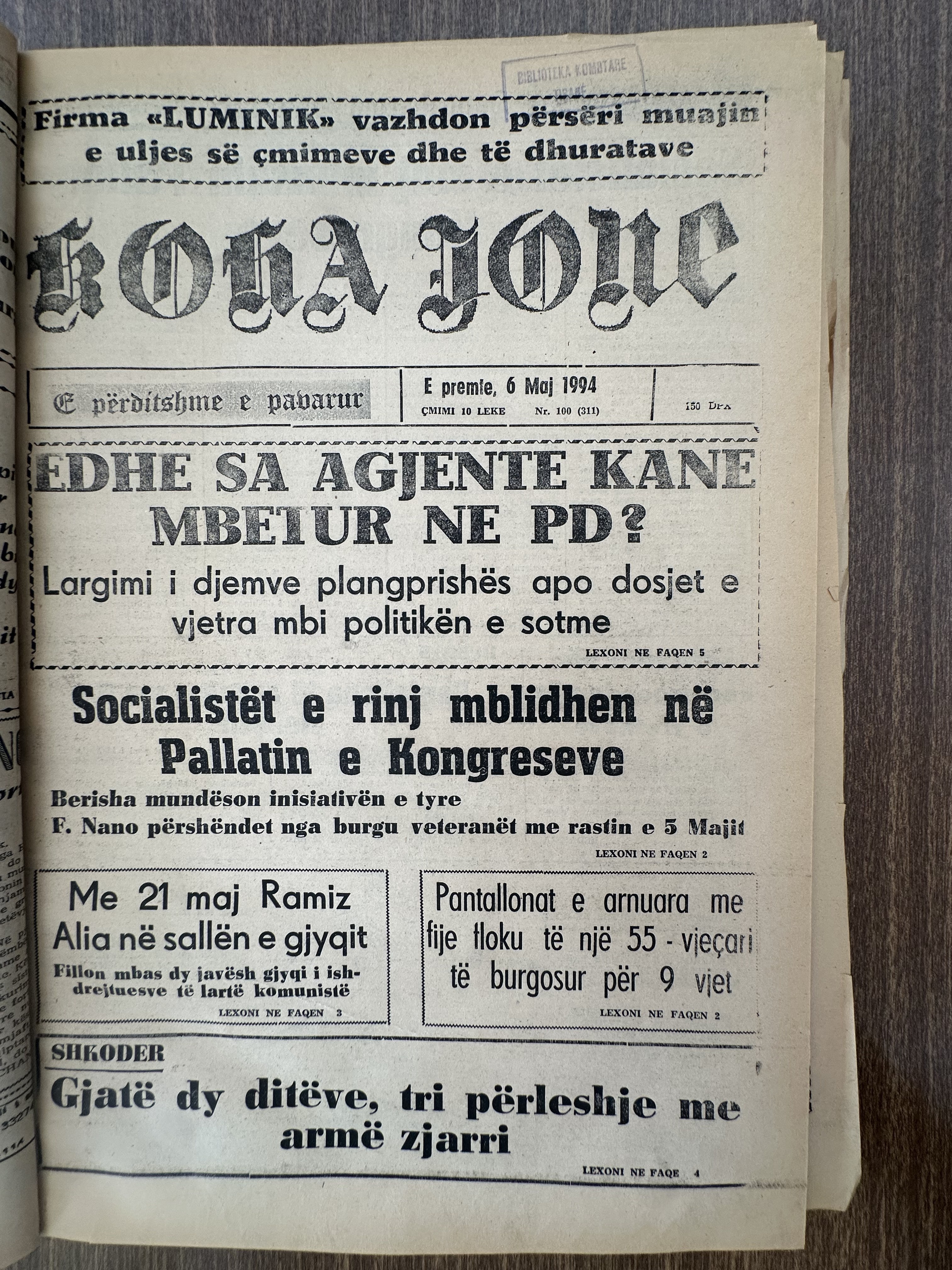 Koha Jonë 1994-05-06