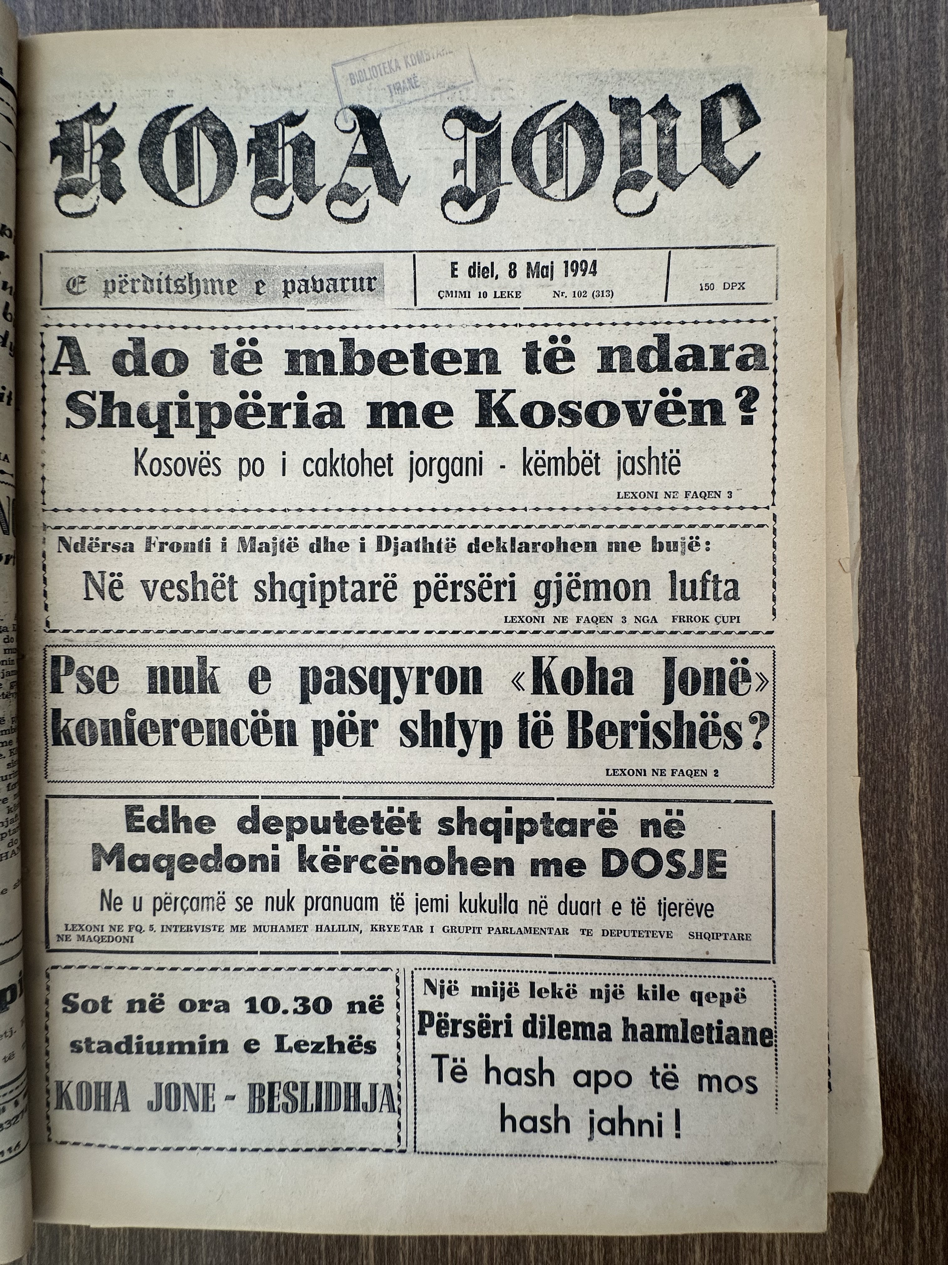 Koha Jonë 1994-05-08