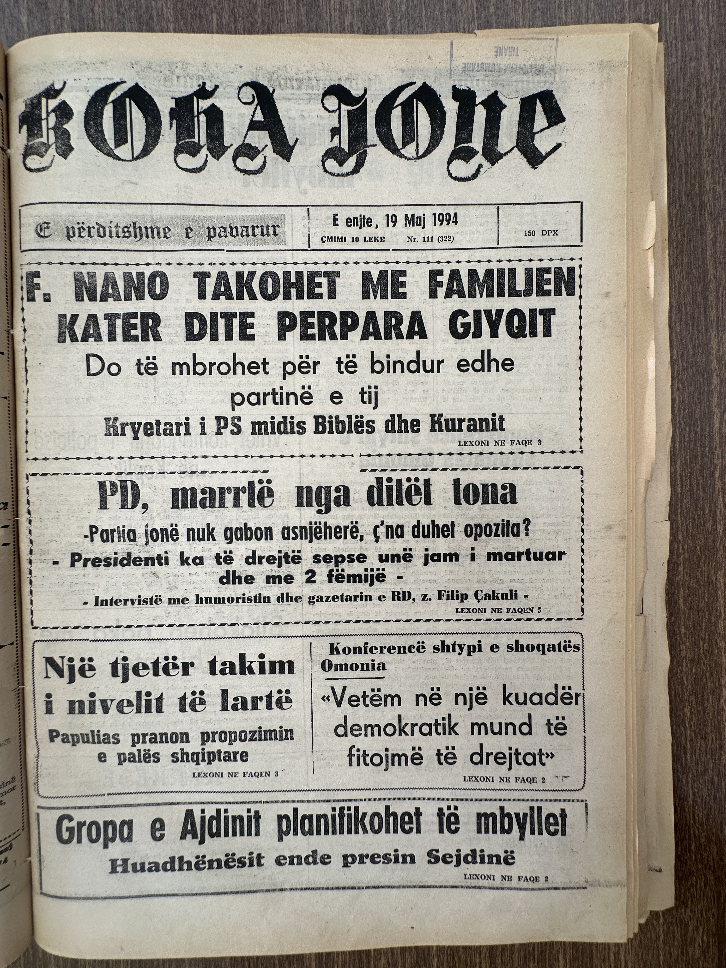 Koha Jonë 1994-05-19