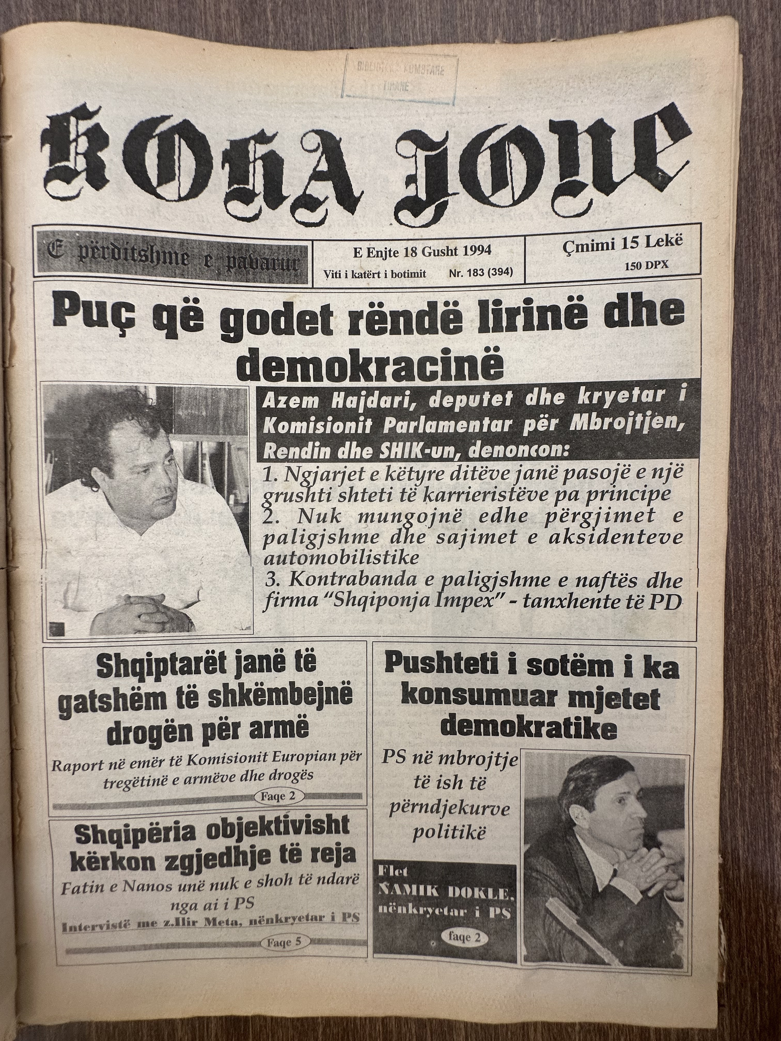 Koha Jonë 1994-08-18