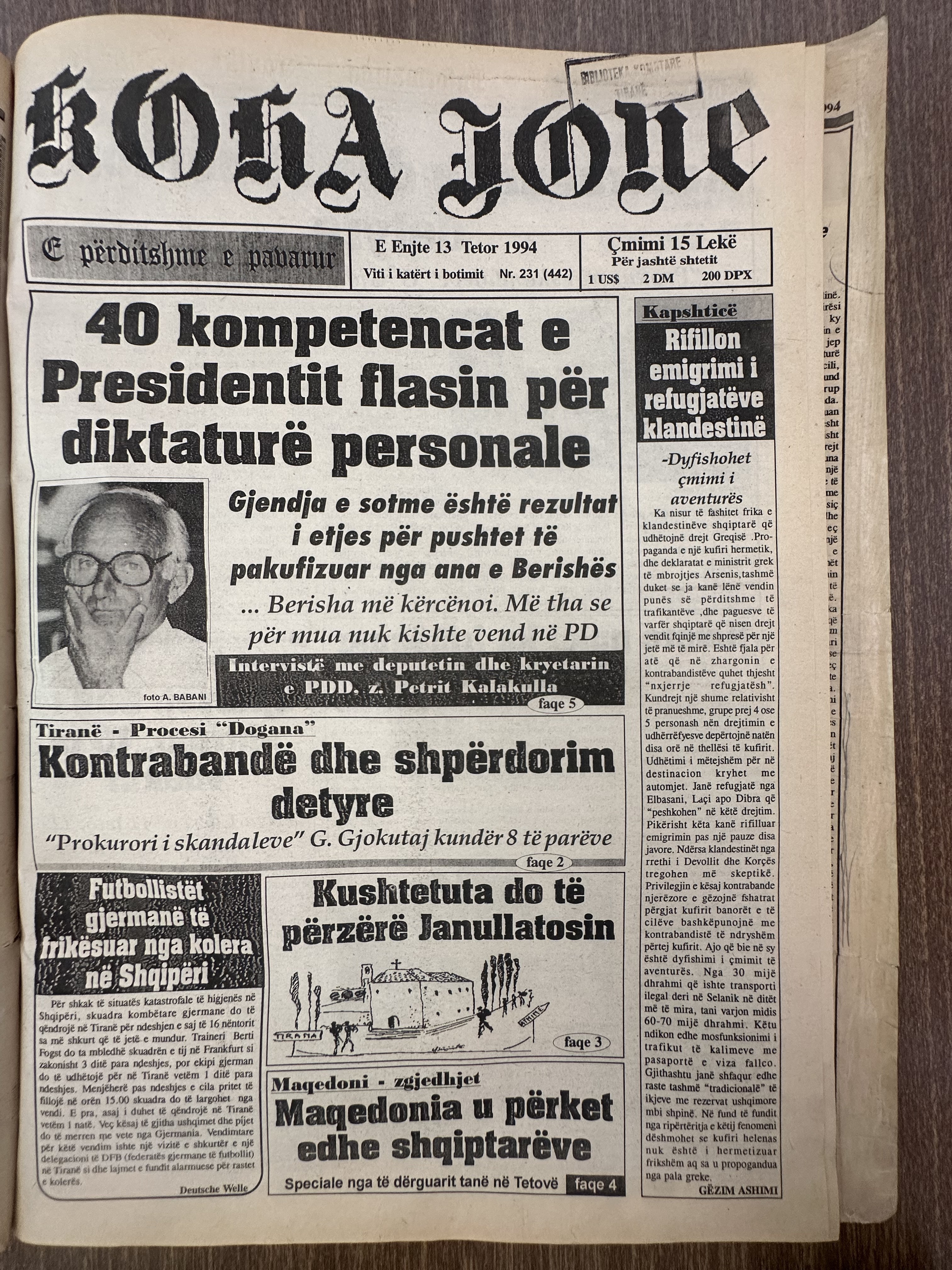 Koha Jonë 1994-10-13
